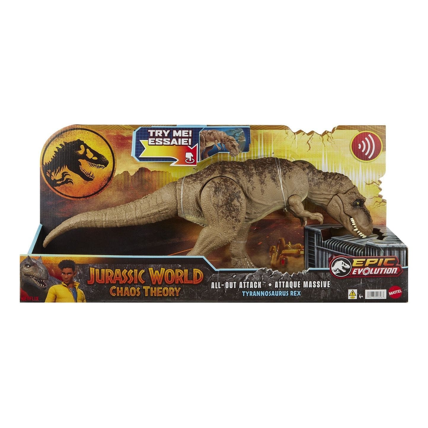 J! Jurassic World - All Out Attack T-Rex 194735228263