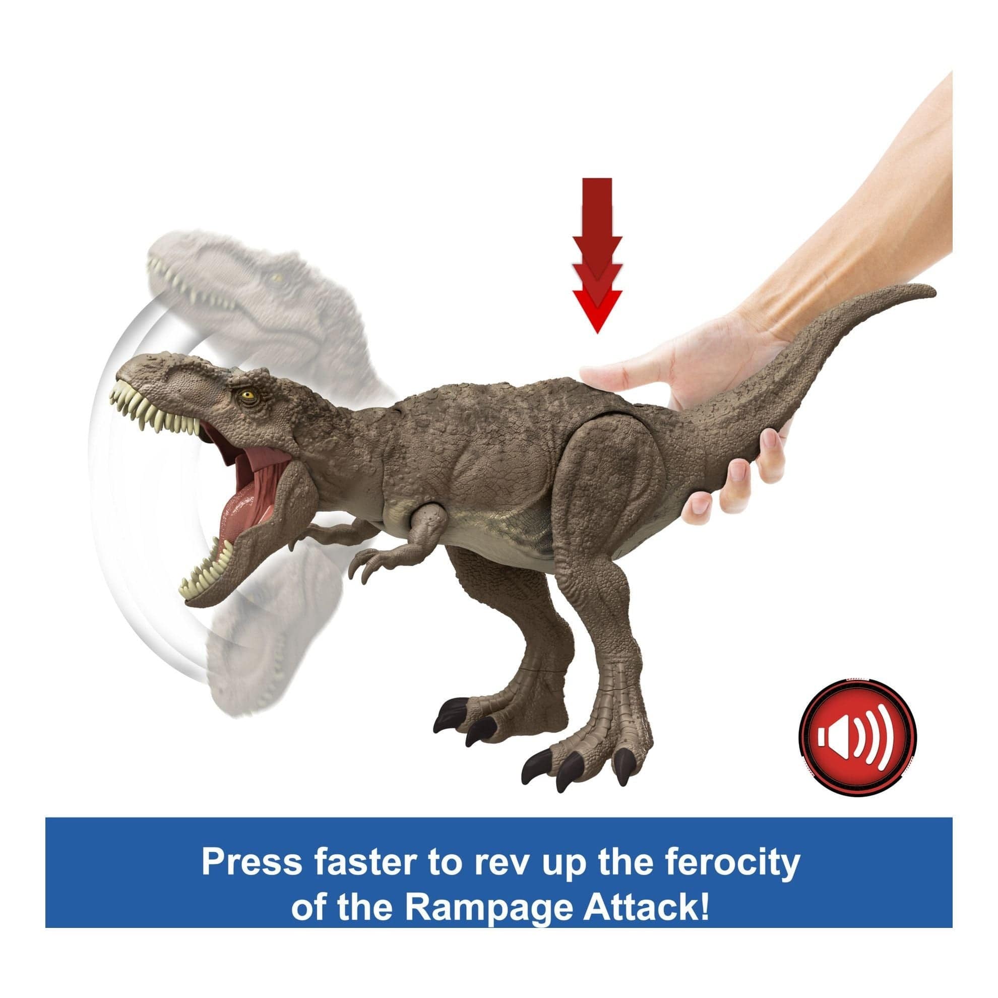 J! Jurassic World - All Out Attack T-Rex 194735228263