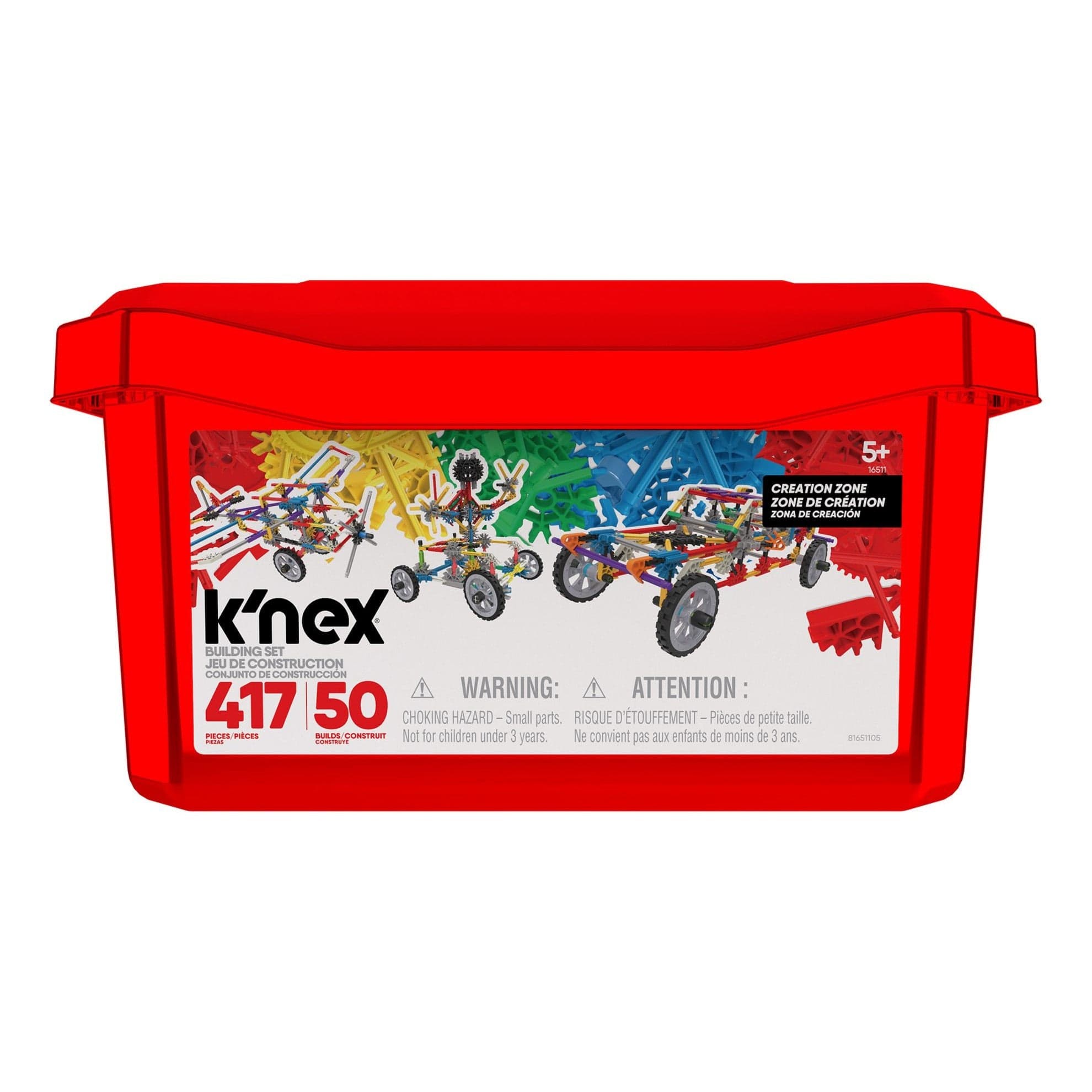 J! K'nex Creation Zone 50 Models Building Set 744476165114