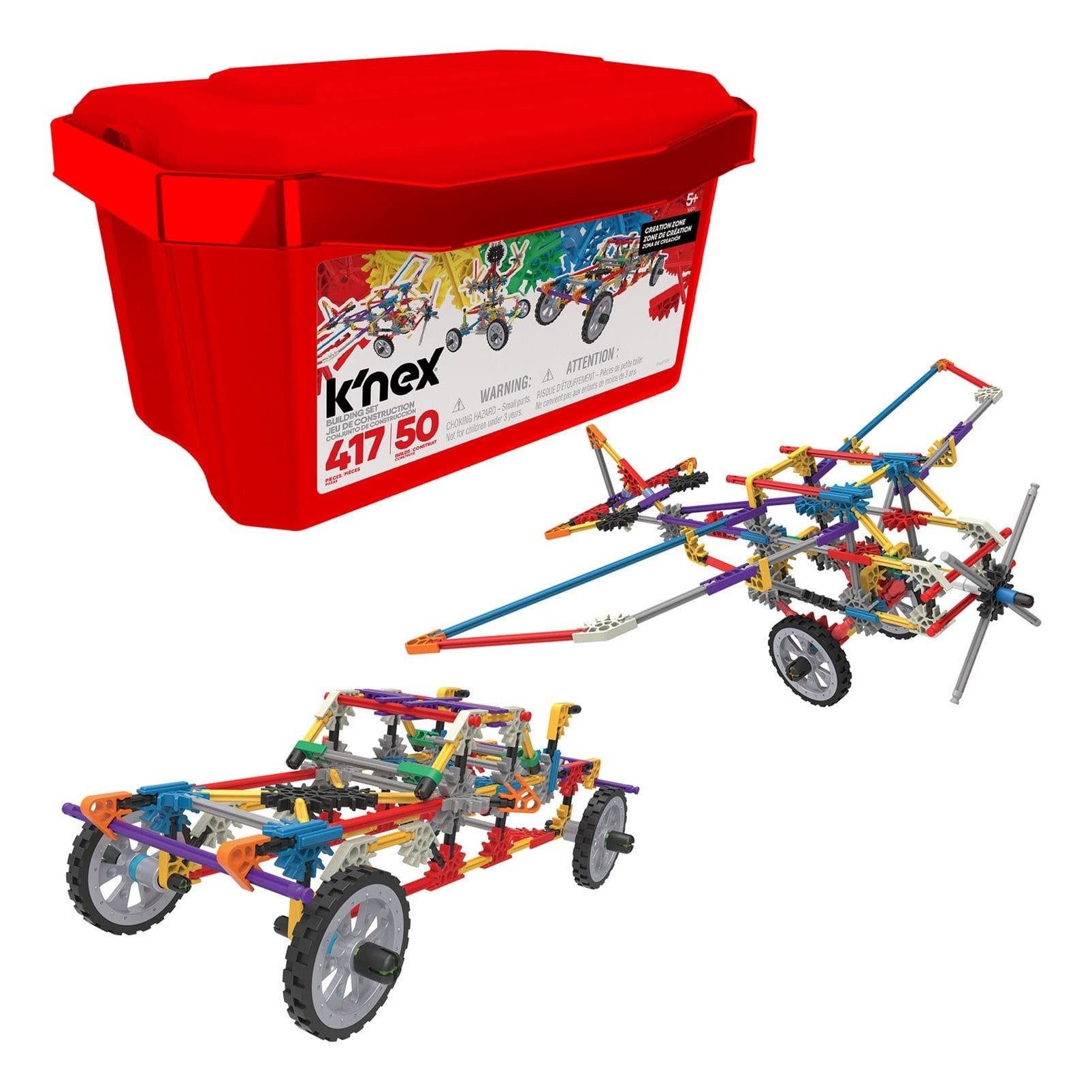 J! K'nex Creation Zone 50 Models Building Set 744476165114