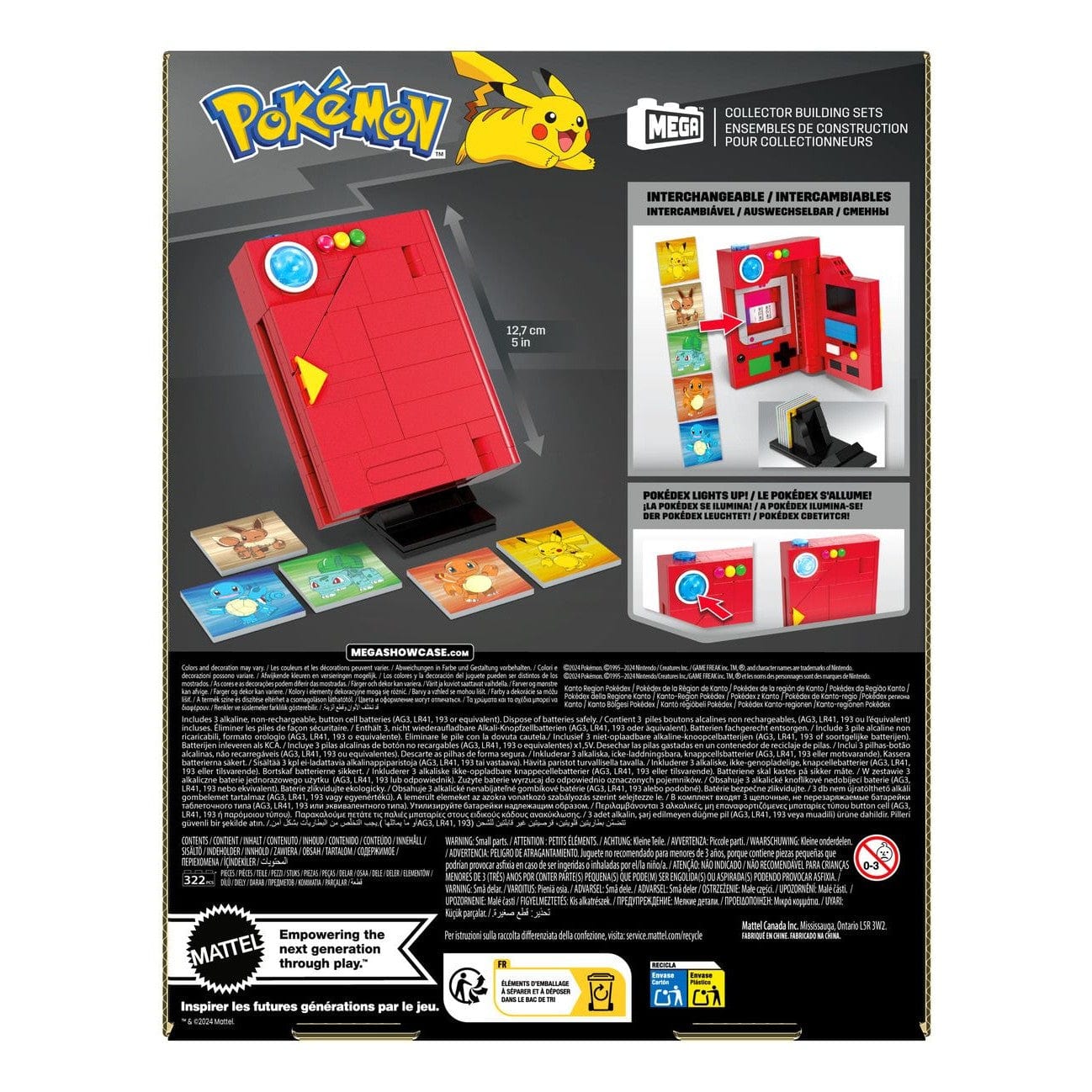 J! Mega Bloks Kanto Pokedex 194735251117