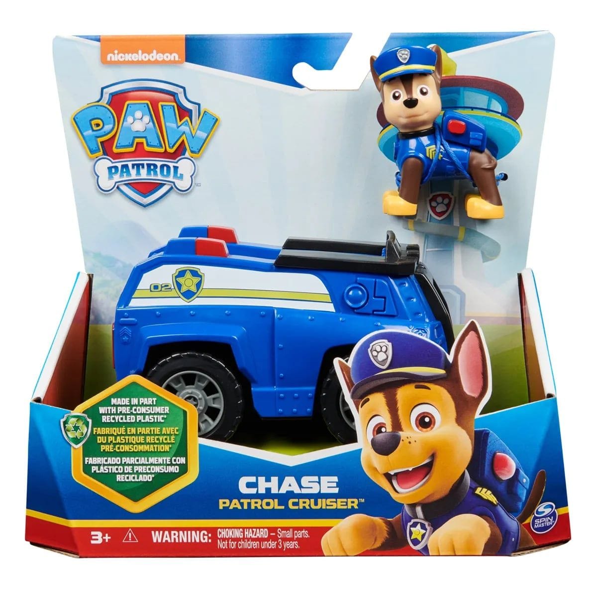 J! Paw Patrol Basic Vehicle - Chase 778988507551