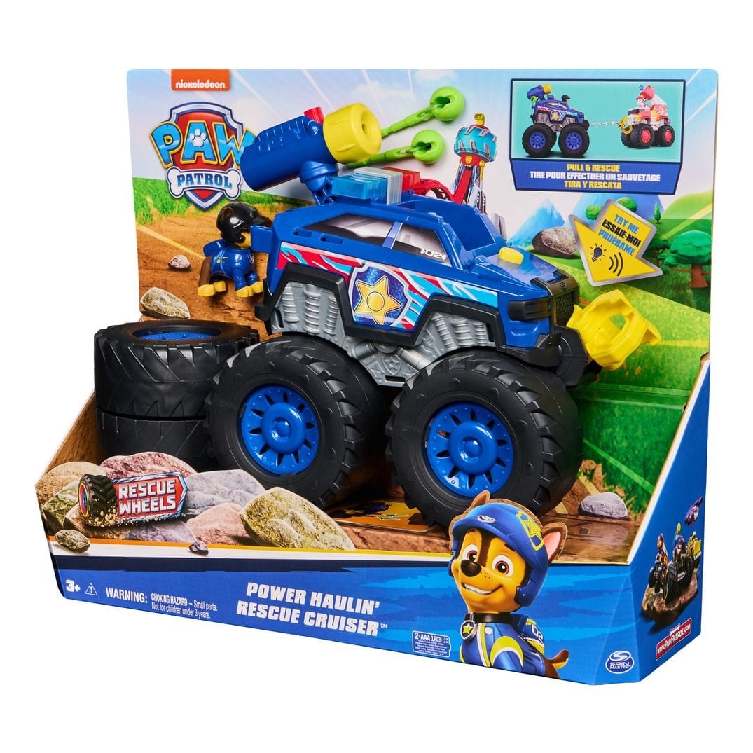 J! Paw Patrol Rescue Wheels Deluxe Chase Vehicle 681147017801