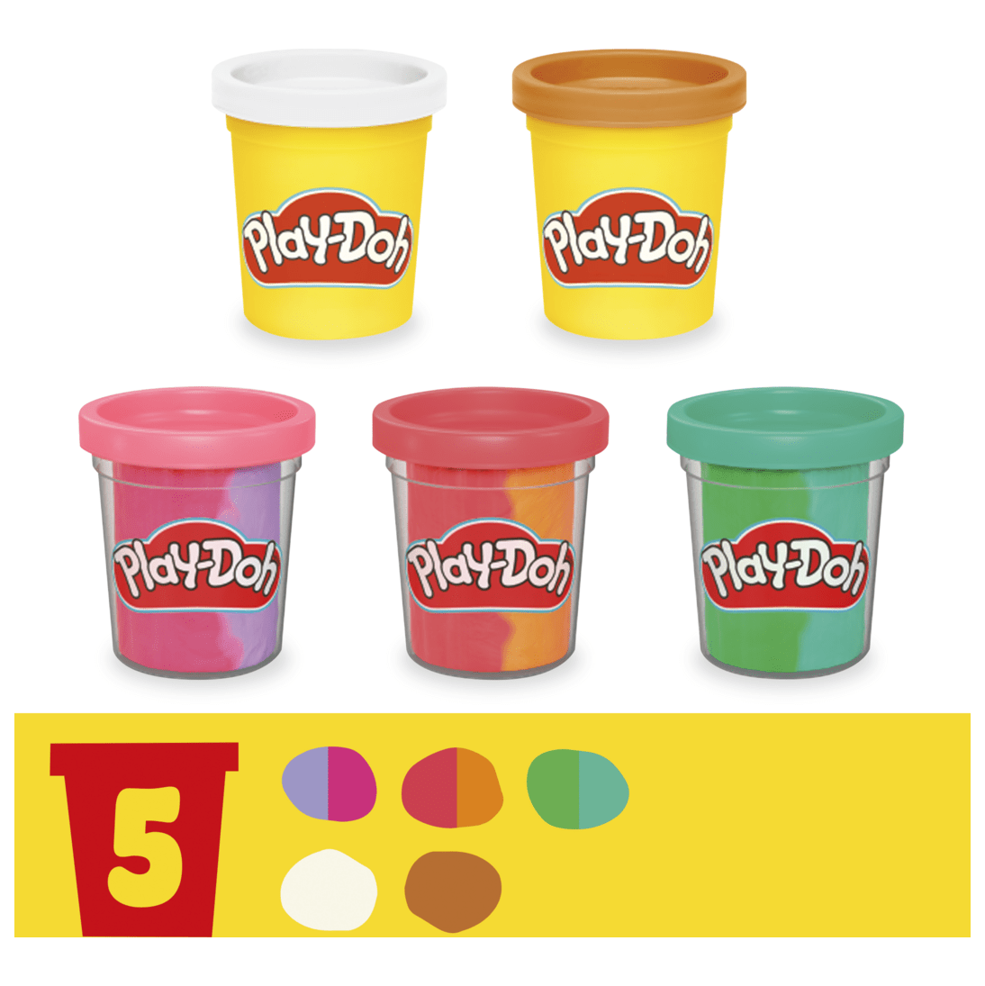 J! Play-Doh Rainbow Swirl Ice Cream Playset 5010996247544