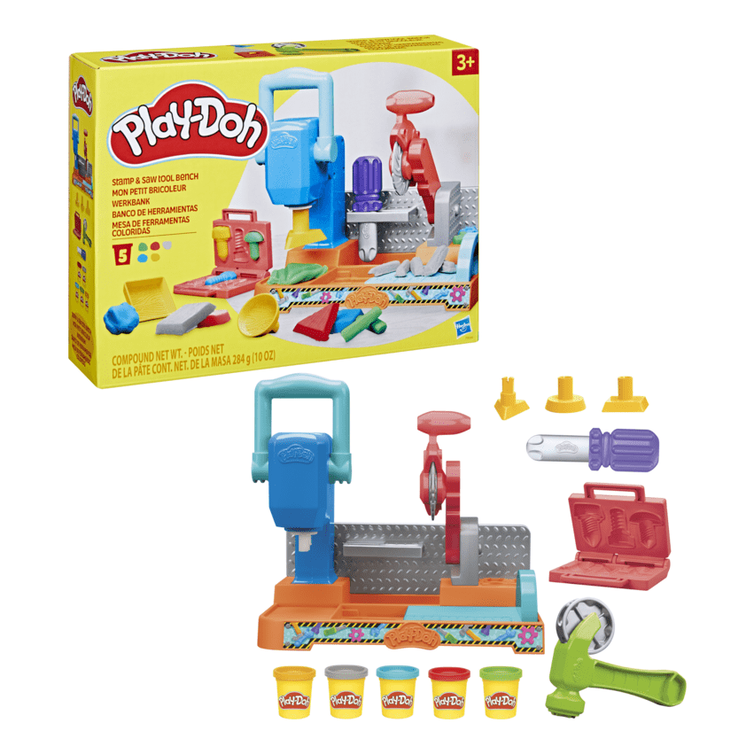 J! Play-Doh Stamp n Saw Tool Bench 5010996247476