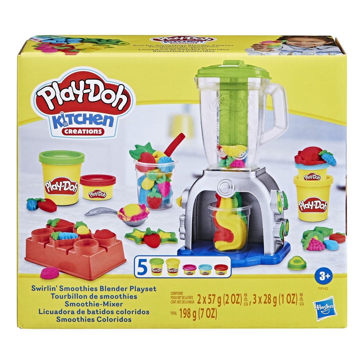 J! Play-Doh Swirlin Smoothies Blender Playset 5010996216557