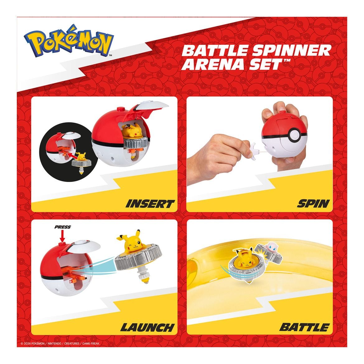 J! Pokemon - Battle Spinner Arena Set 191726768722