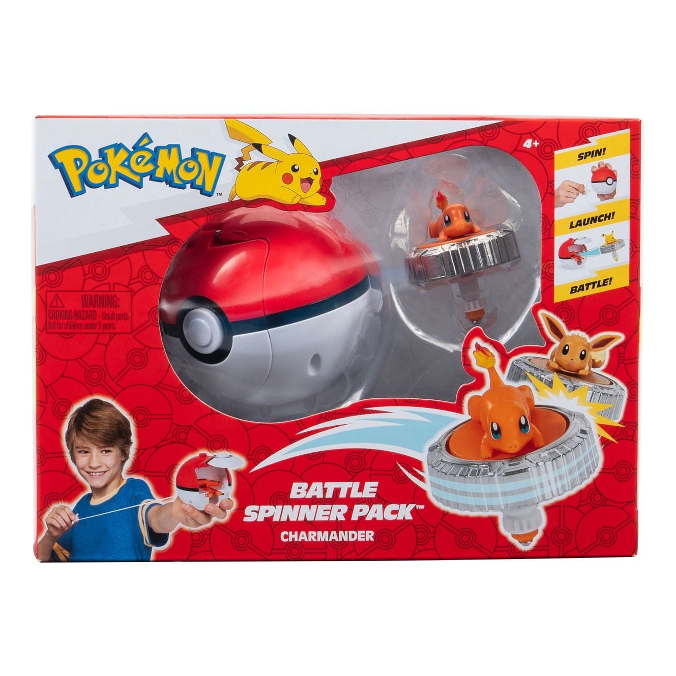 J! Pokemon Battle Spinner Pack (Charm & Poke Ball) 191726768708