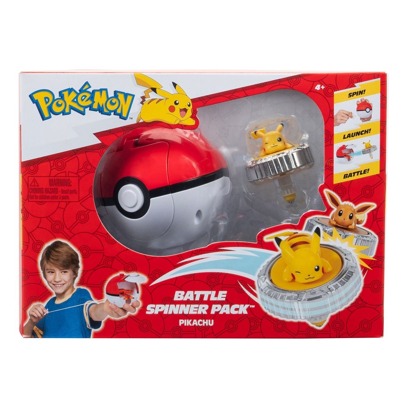 J! Pokemon Battle Spinner Pack (Pikachu&Poke Ball) 191726768678
