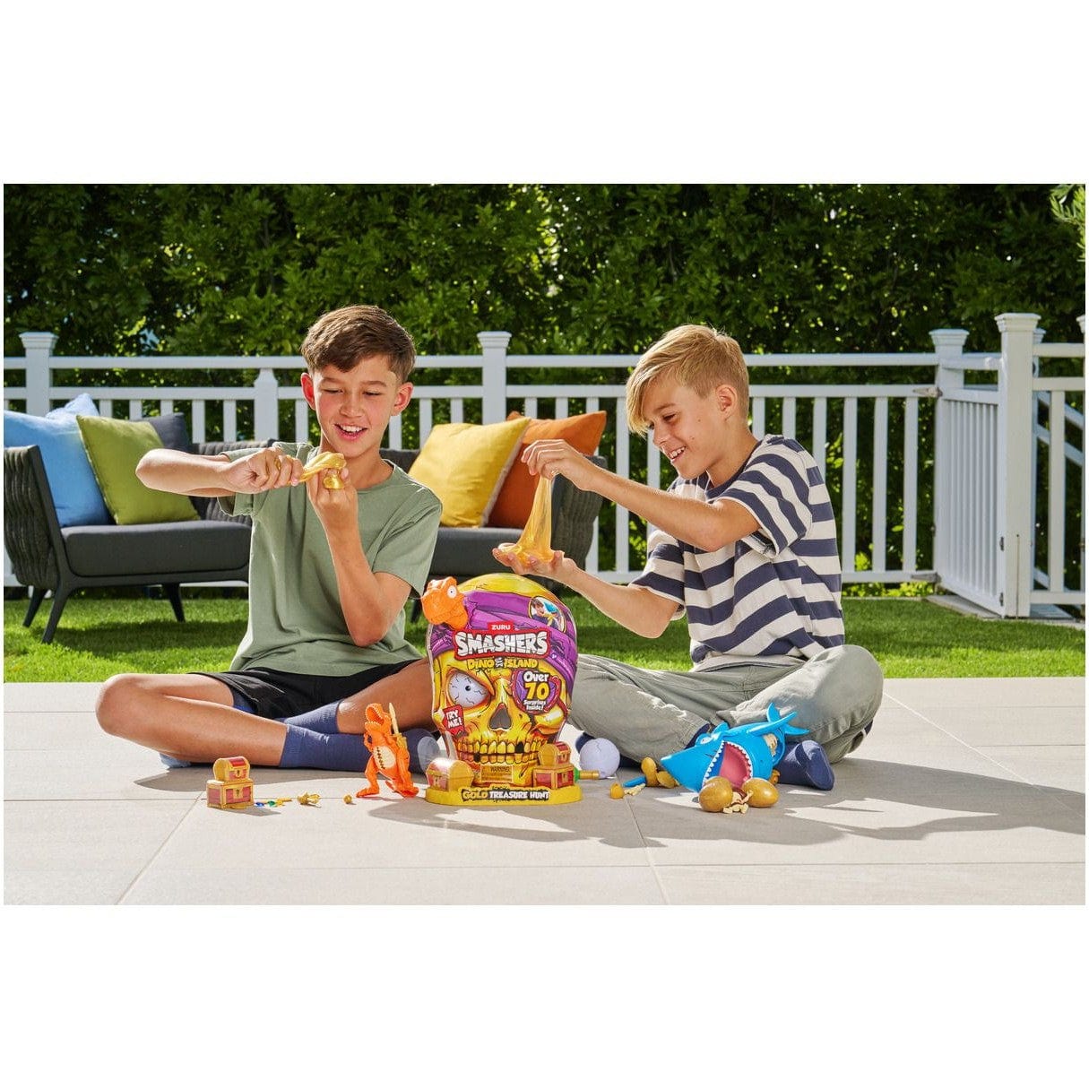 J! Smashers Dino Island S1 Gold Treasure Hunt 193052064356