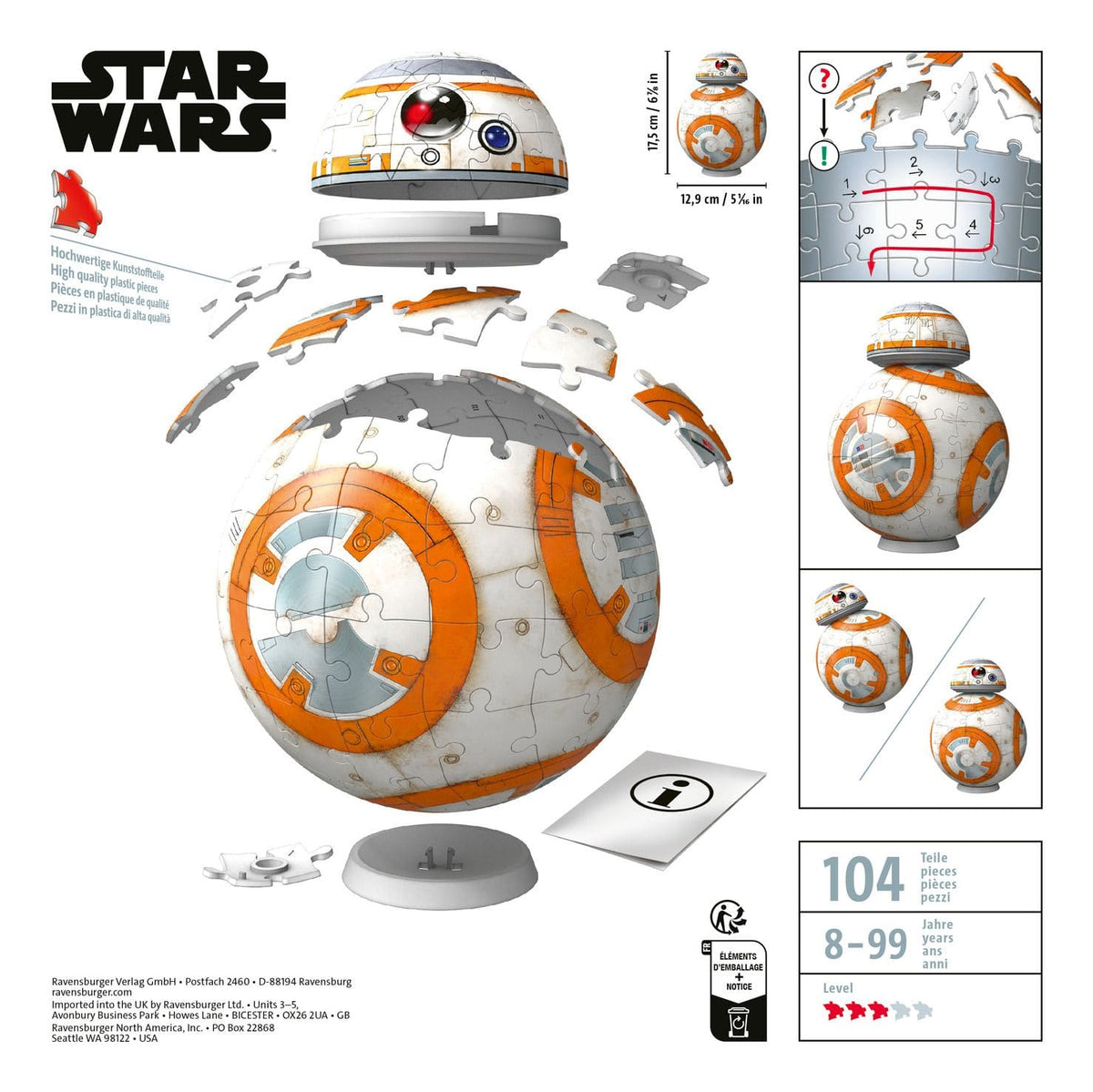 J! Star Wars BB8 99pc 4005556115785