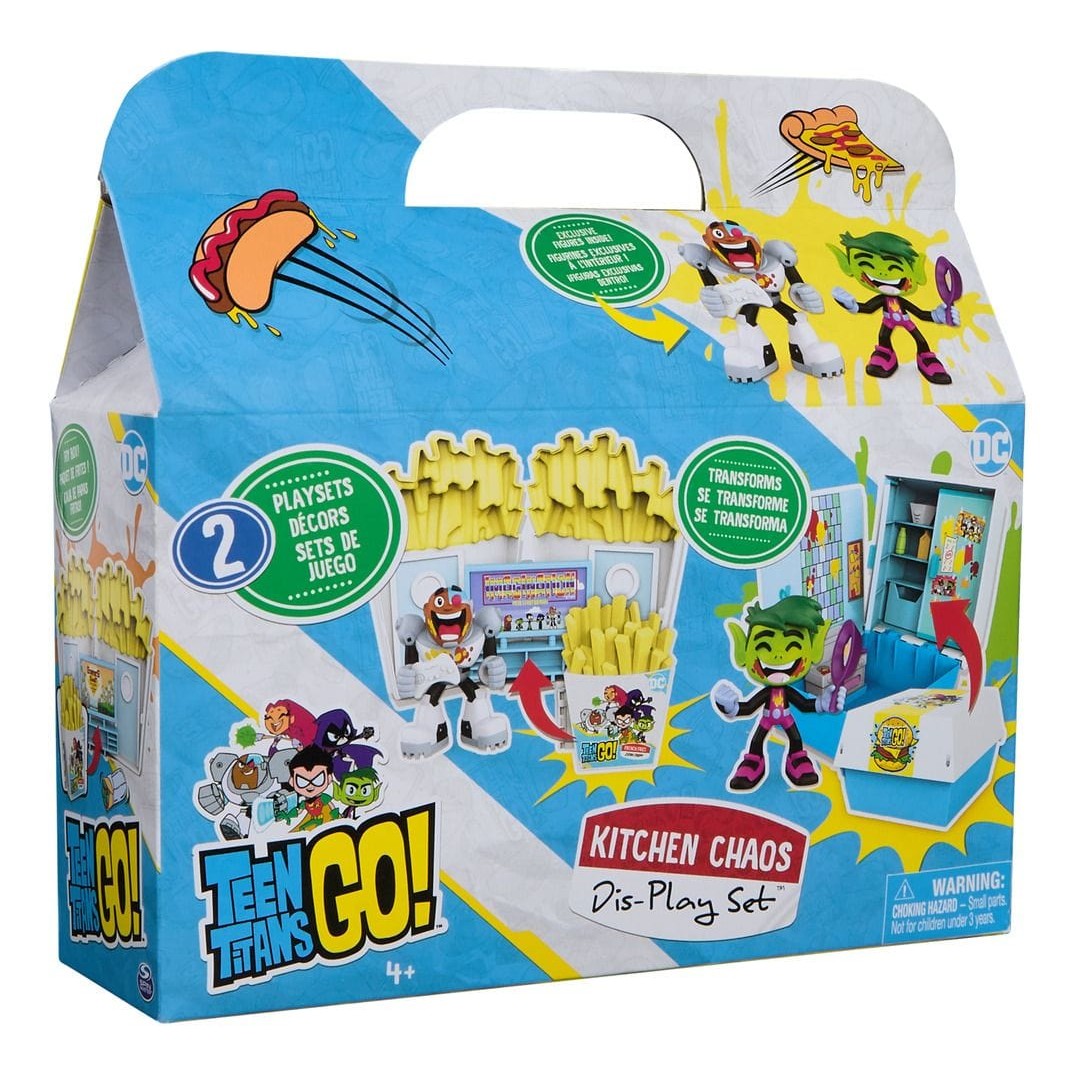 J! Teen Titans Go Kitchen Chaos Dis-play Set 681147026506