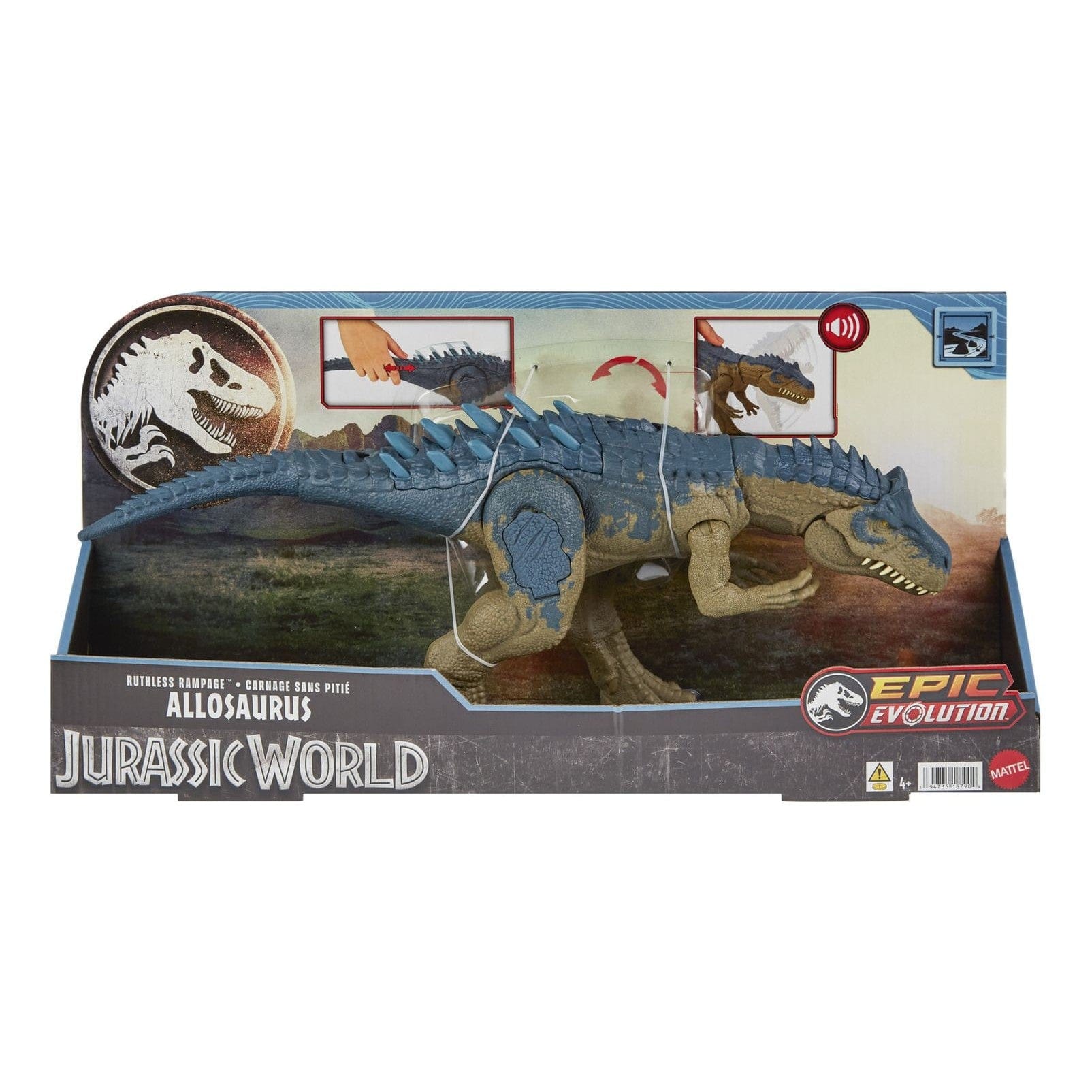 Jurassic World Ruthless Rampage Allosaurus 194735187904