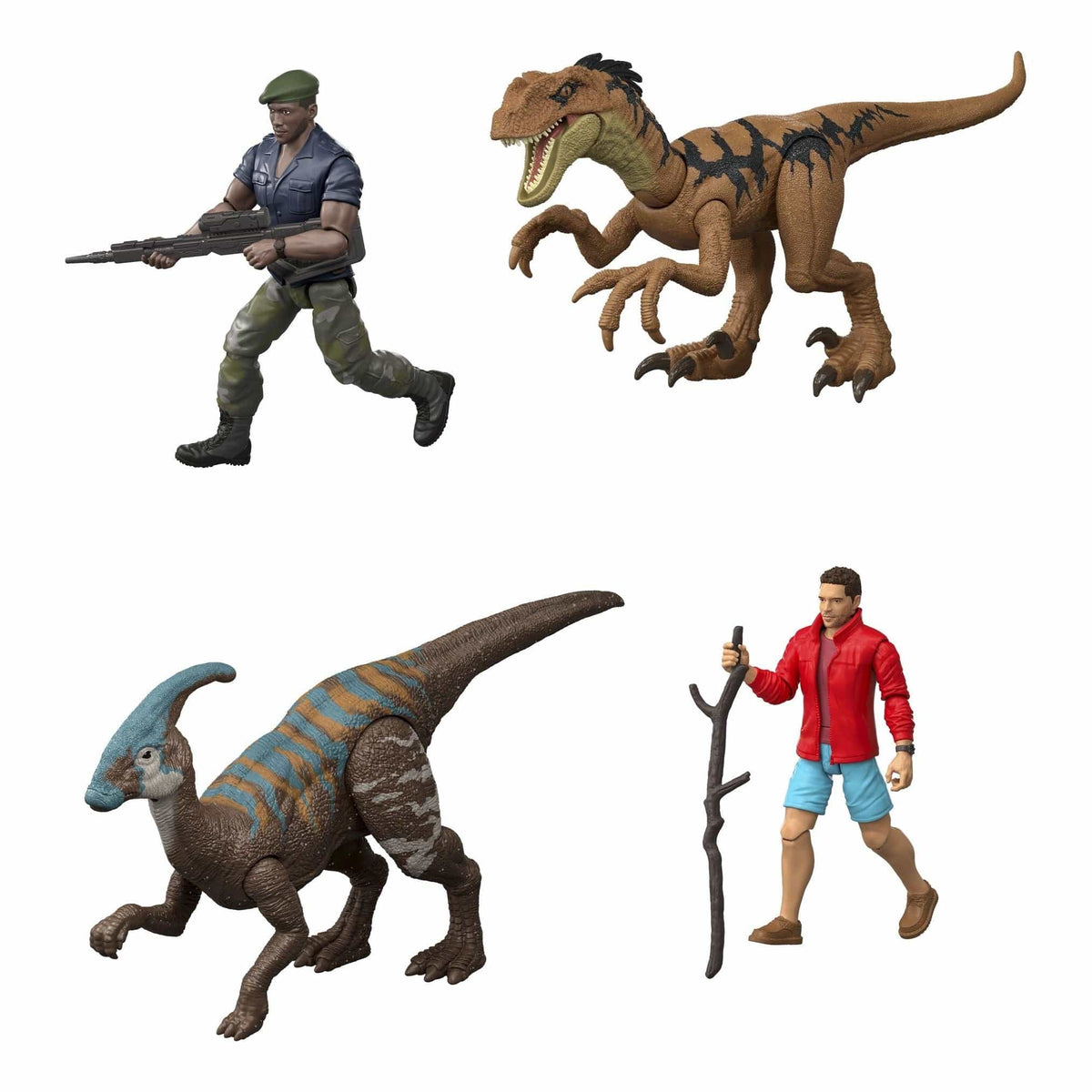 Jurassic World Saga Human and Dino Pack Assortment 194735309887