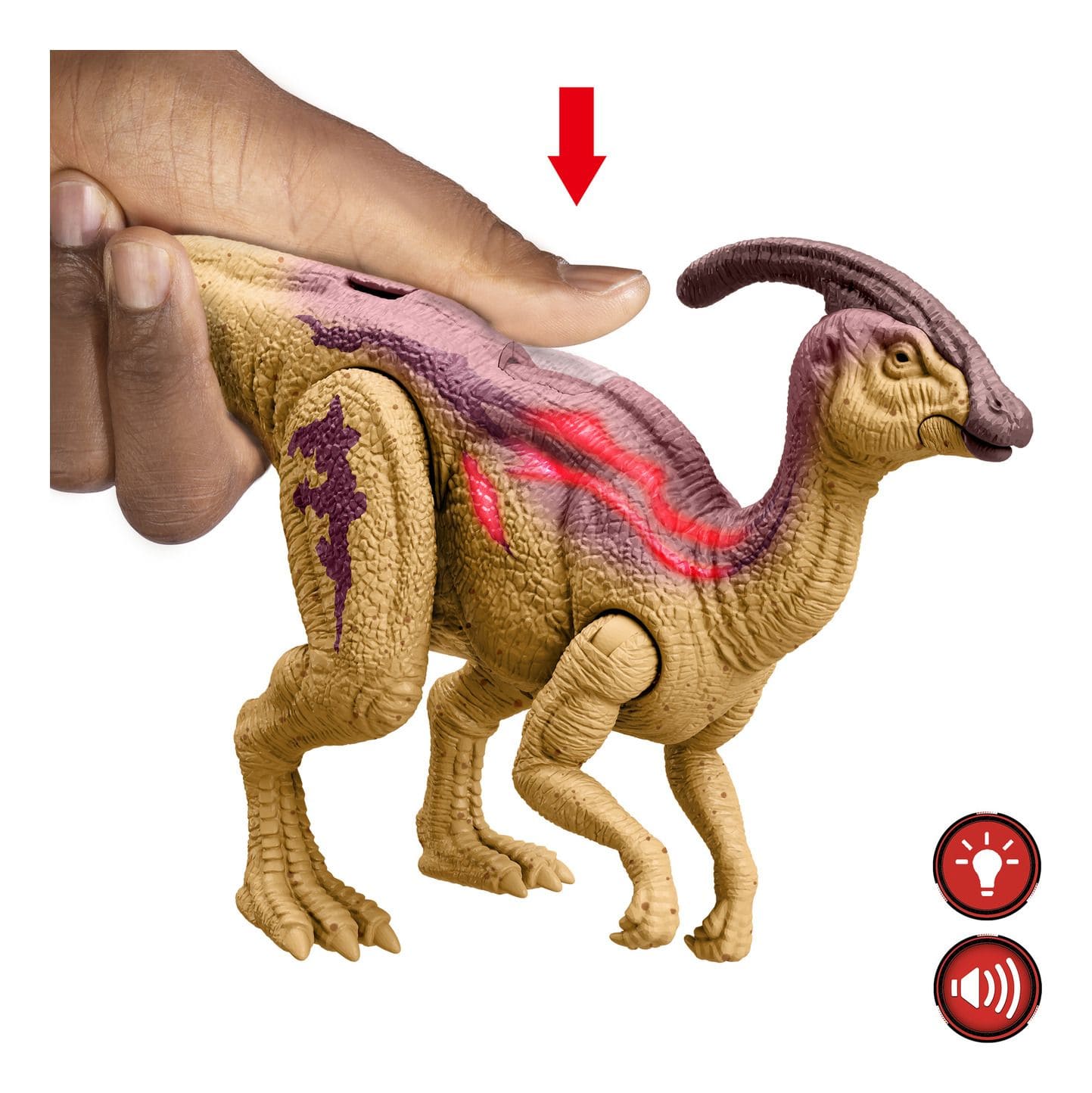 Jurassic World Wild Roar - Parasaurolophus 194735192373