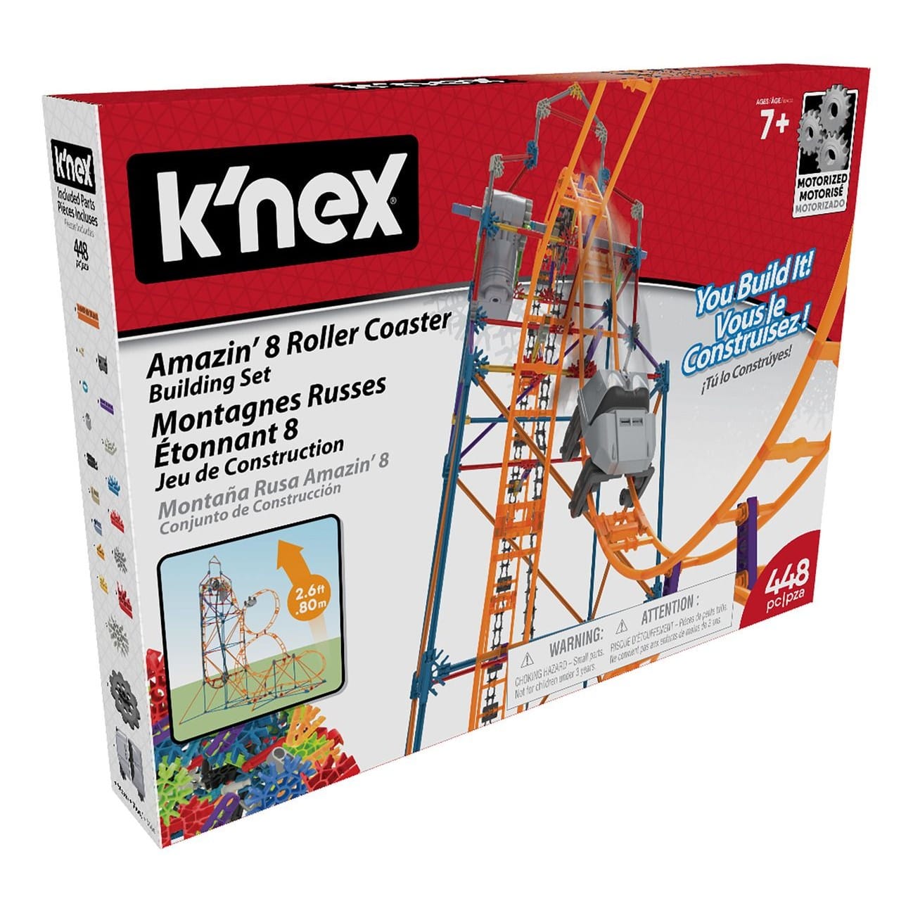 K'NEX Amazin' 8 Roller Coaster 744476802163