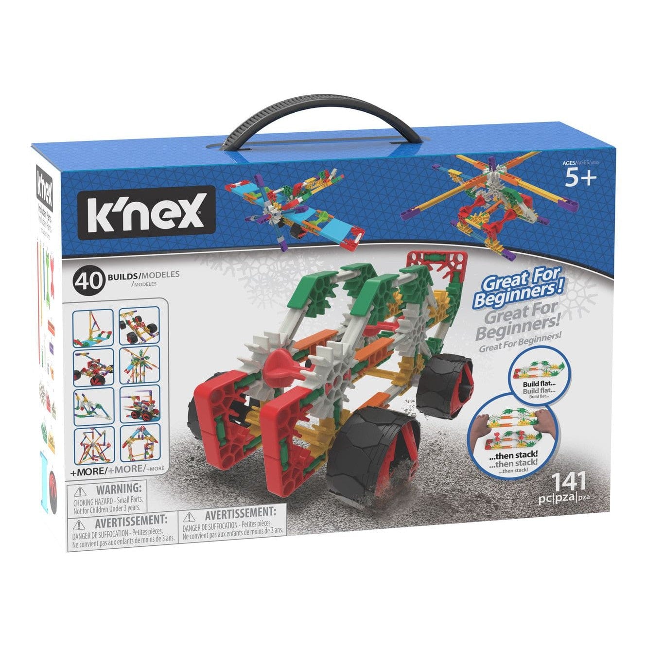 K'nex Beginner 40 Model Building Set 744476152107