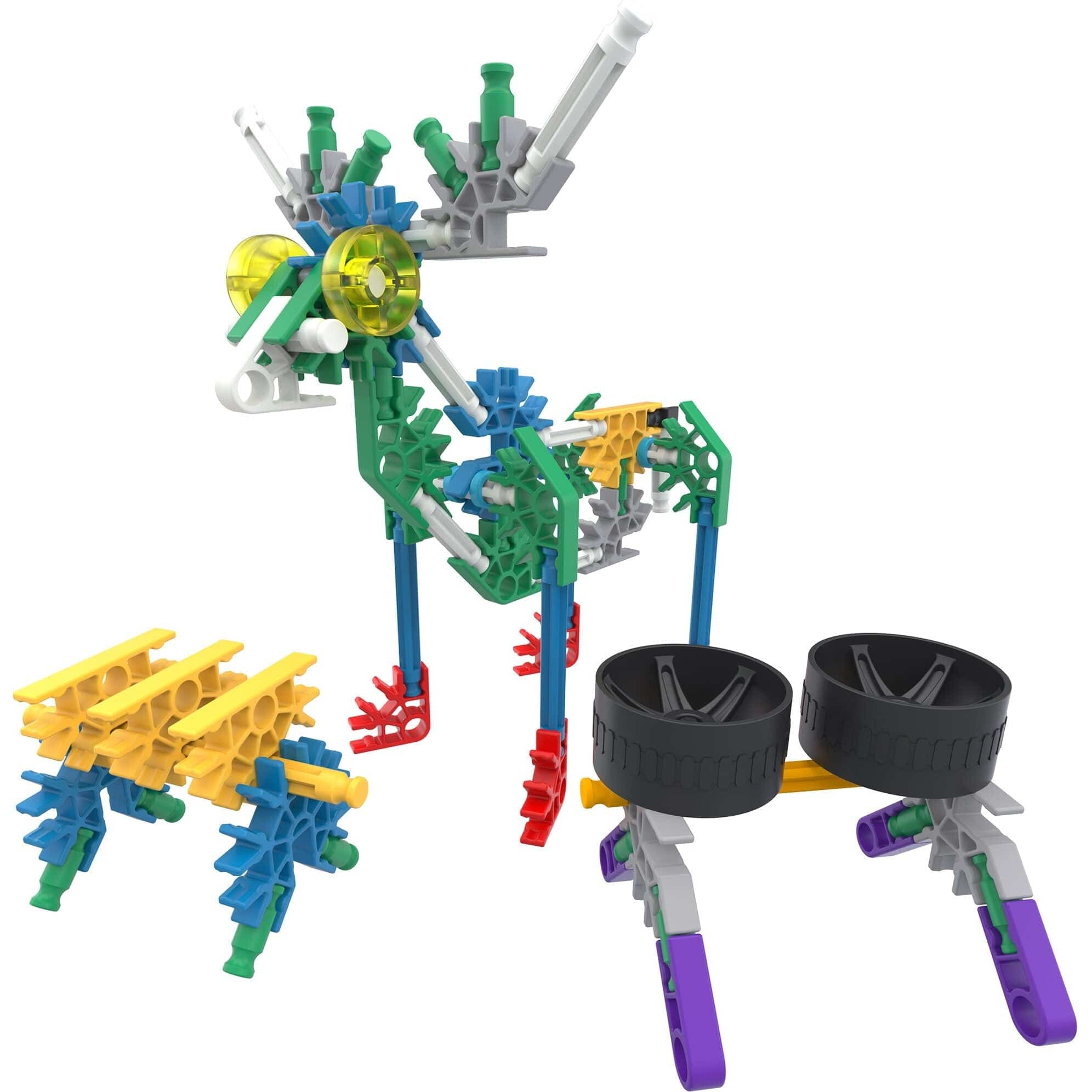 K'NEX Classics 125 Piece 10 Model Beginner Builds 744476802064