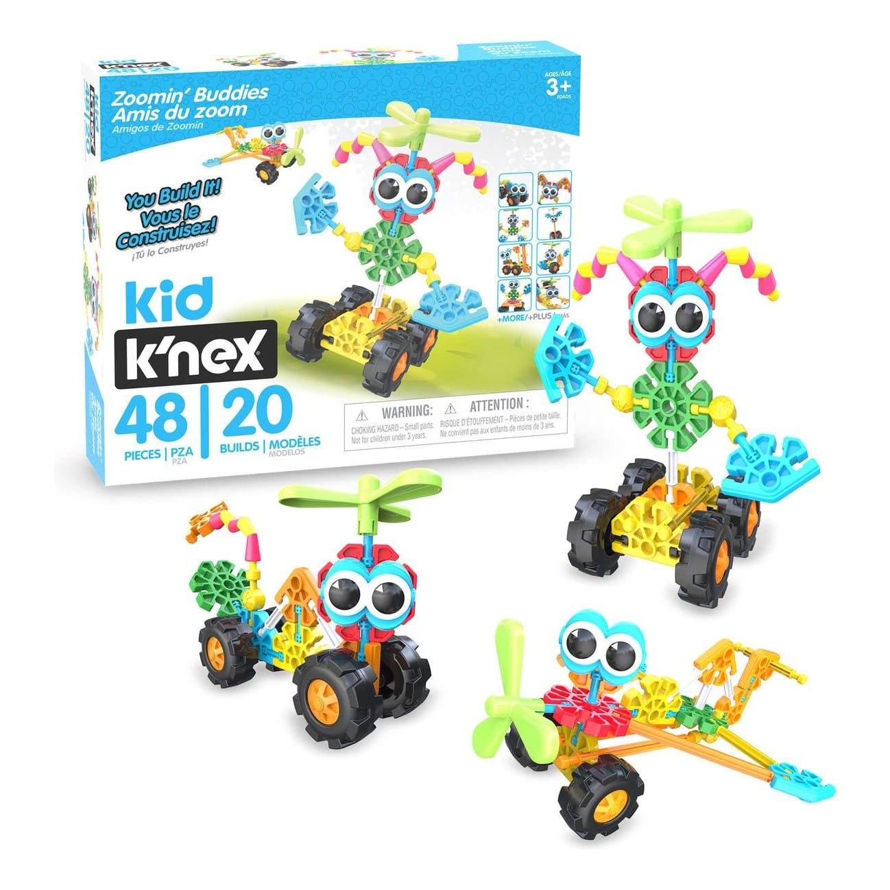 Kid K'nex - Zoomin' Buddies 744476850539