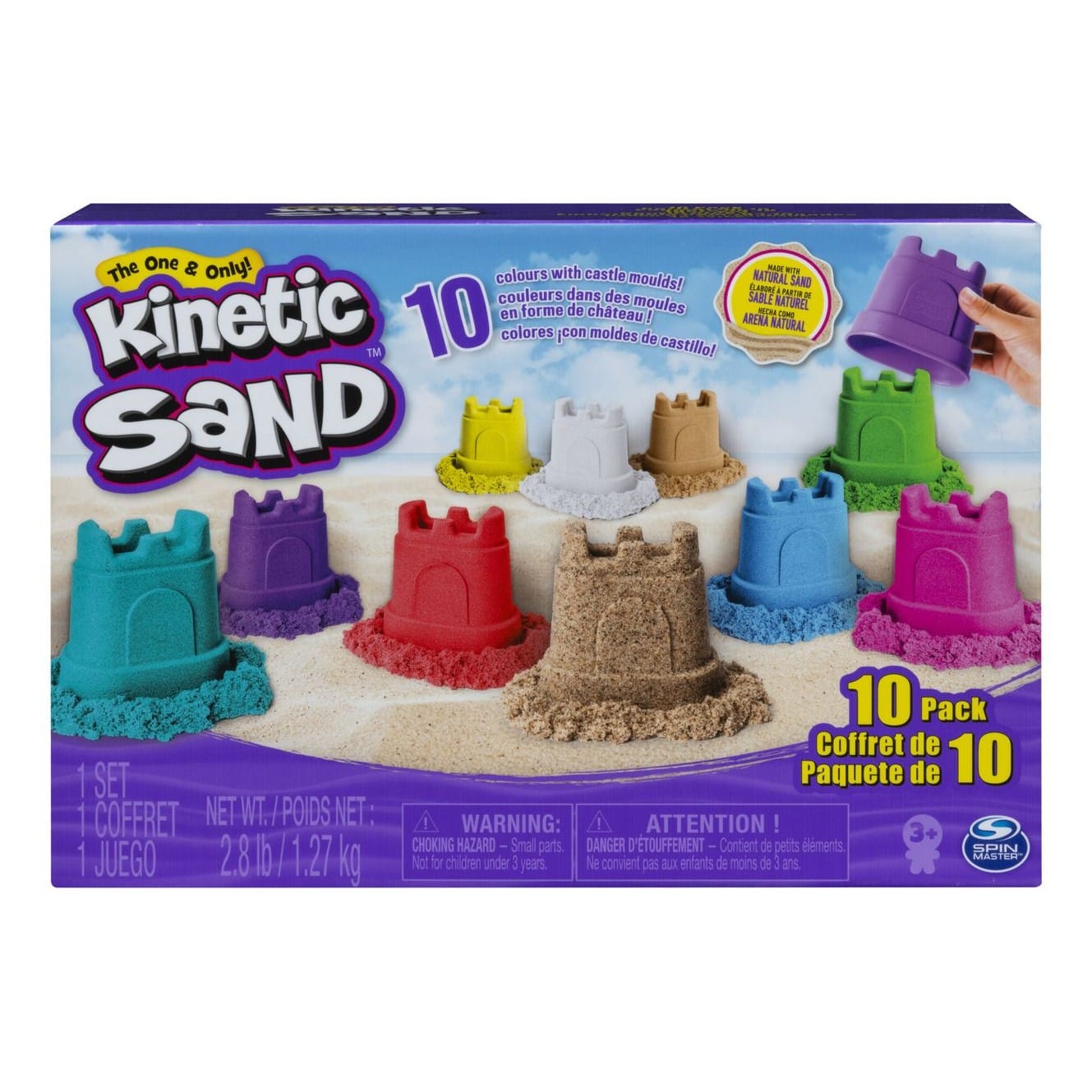Kinetic Sand 10 Pack Single Containers 778988266656