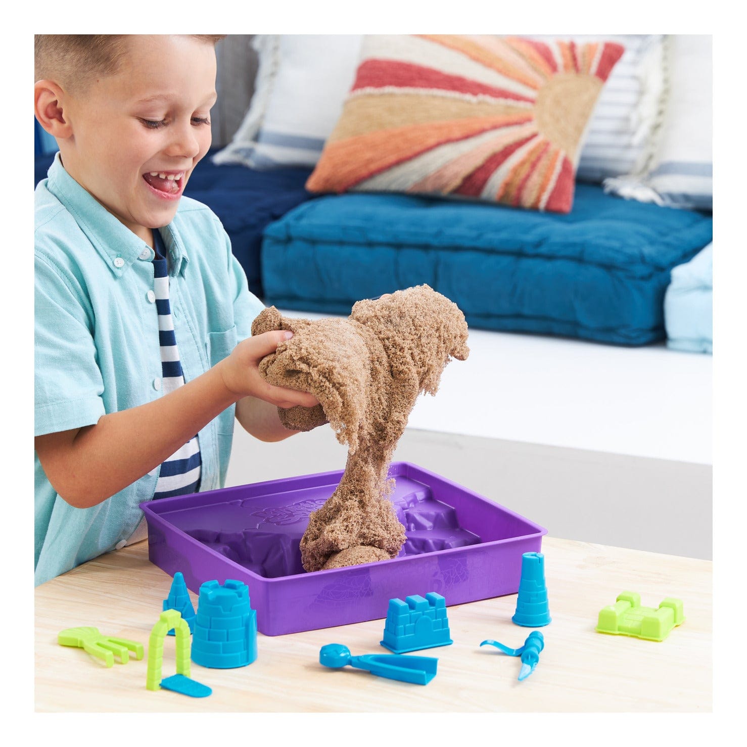 Kinetic Sand – Beach Sand Kingdom 2.0 Playset 778988491119