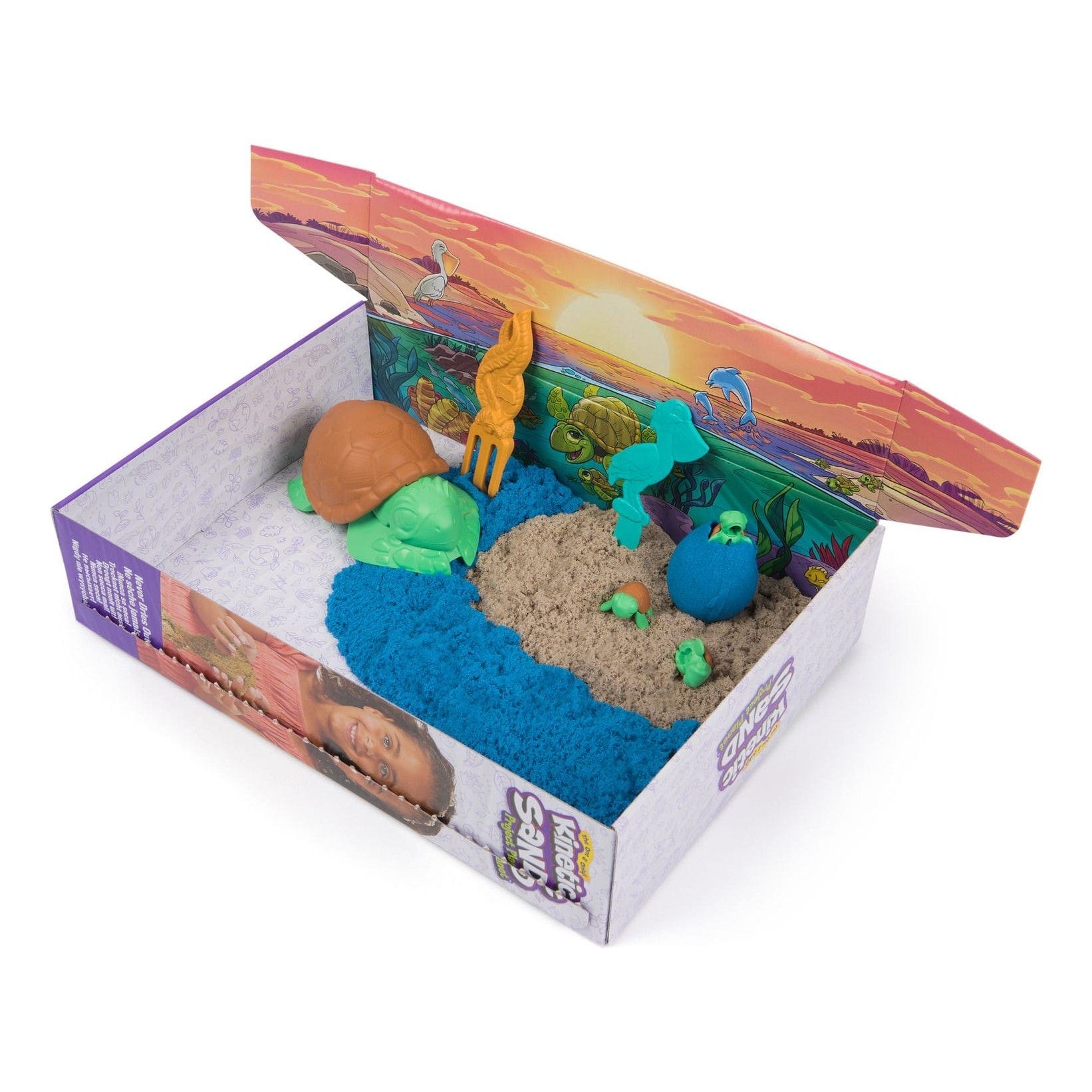 Kinetic Sand Turtle Beach Set 681147012790