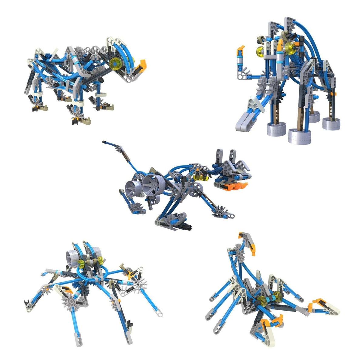 Knex Classics 196 Piece 15 Model Cyborg Creatures 744476124630