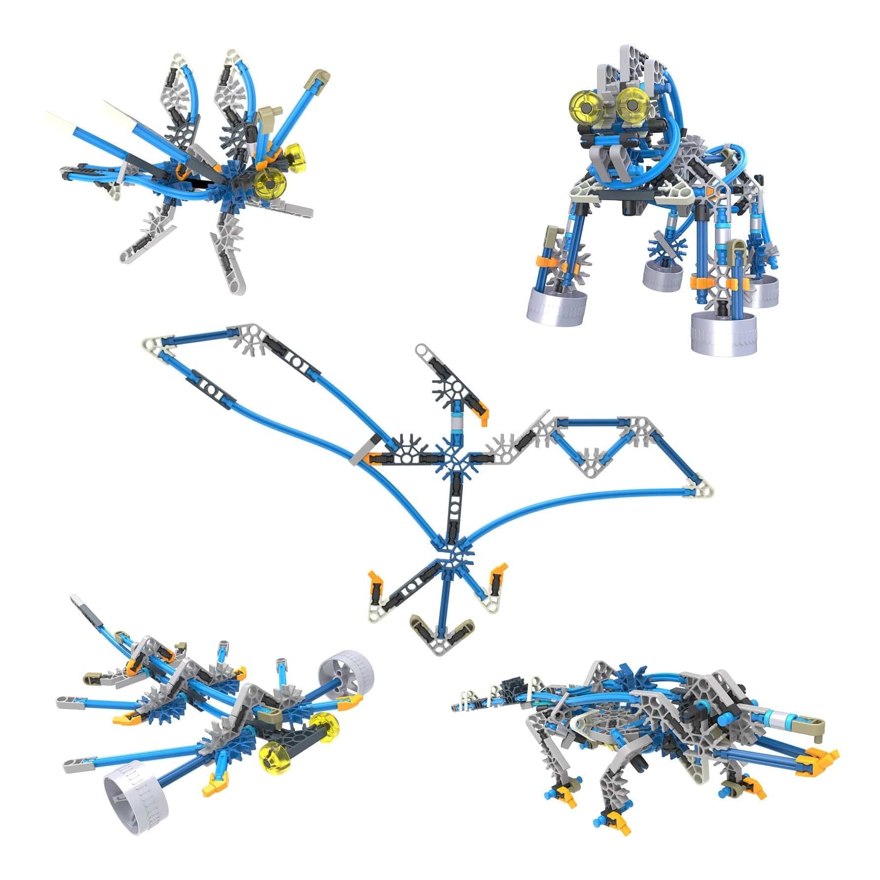 Knex Classics 196 Piece 15 Model Cyborg Creatures 744476124630