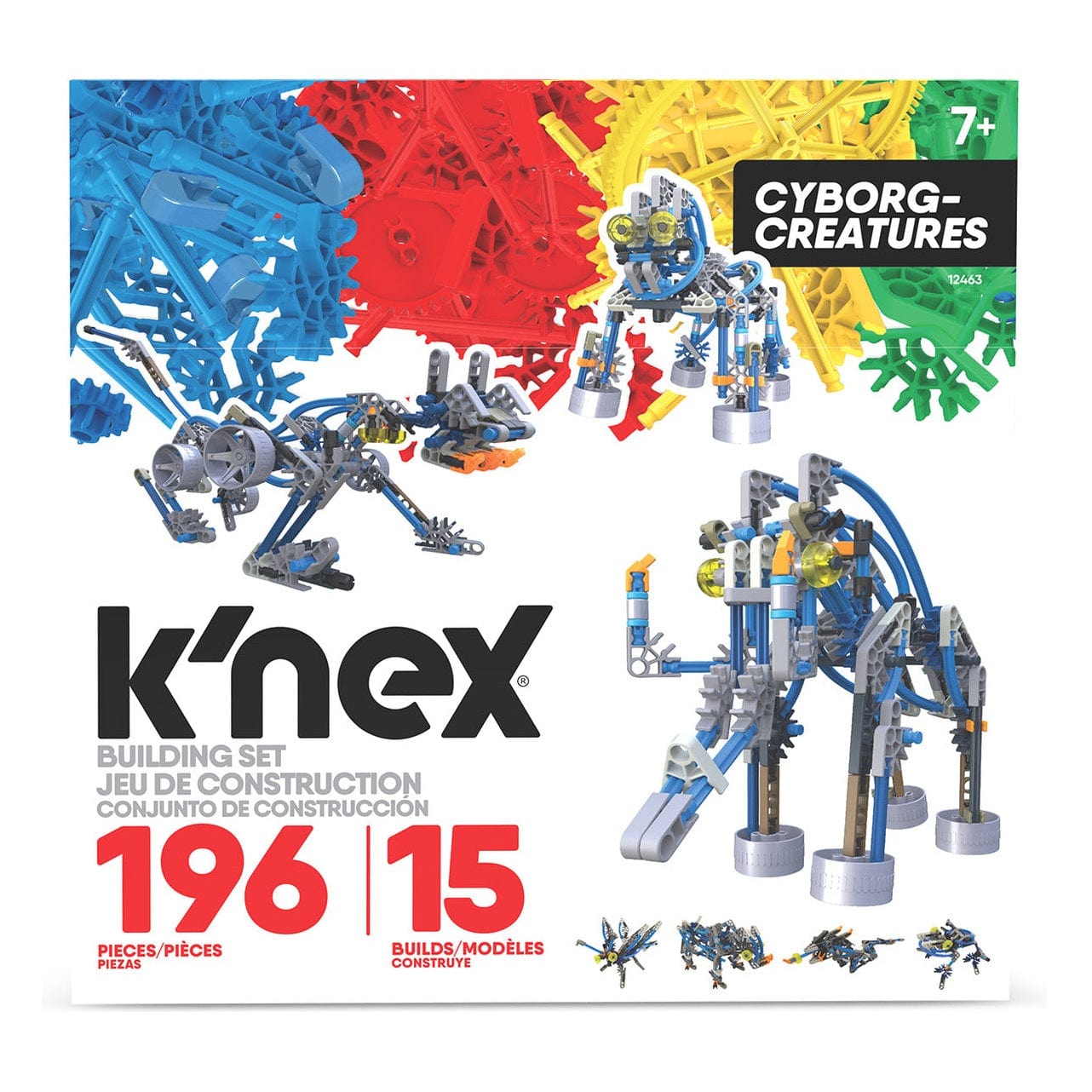 Knex Classics 196 Piece 15 Model Cyborg Creatures 744476124630