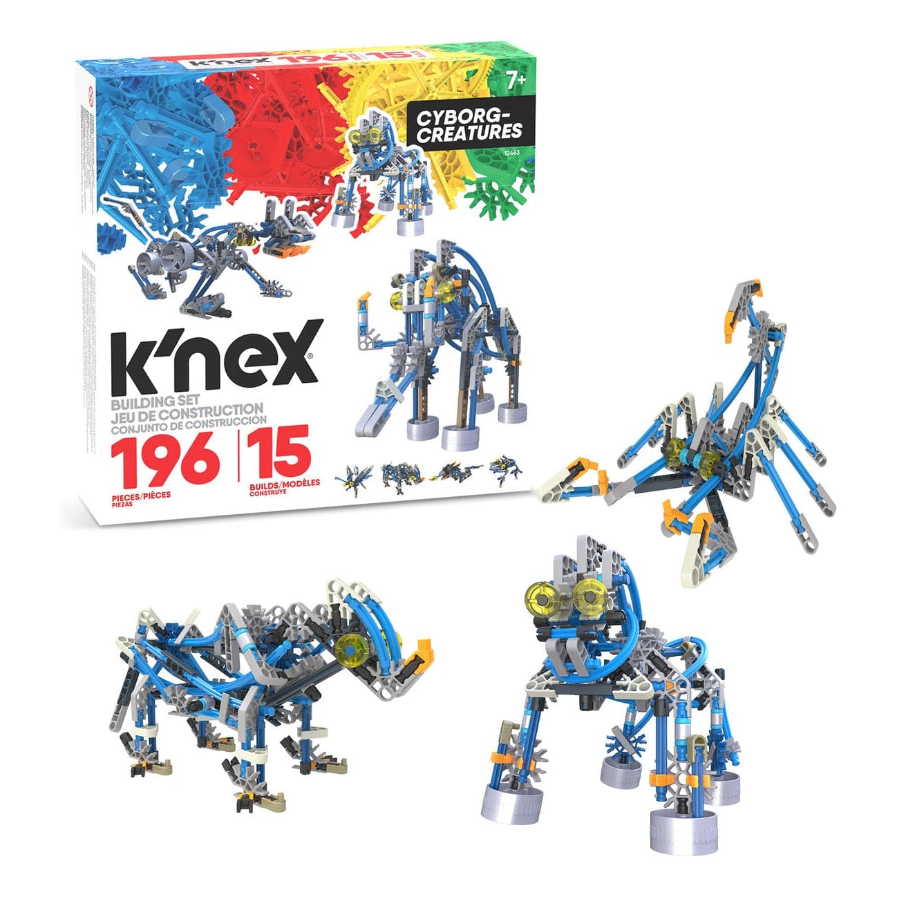 Knex Classics 196 Piece 15 Model Cyborg Creatures 744476124630