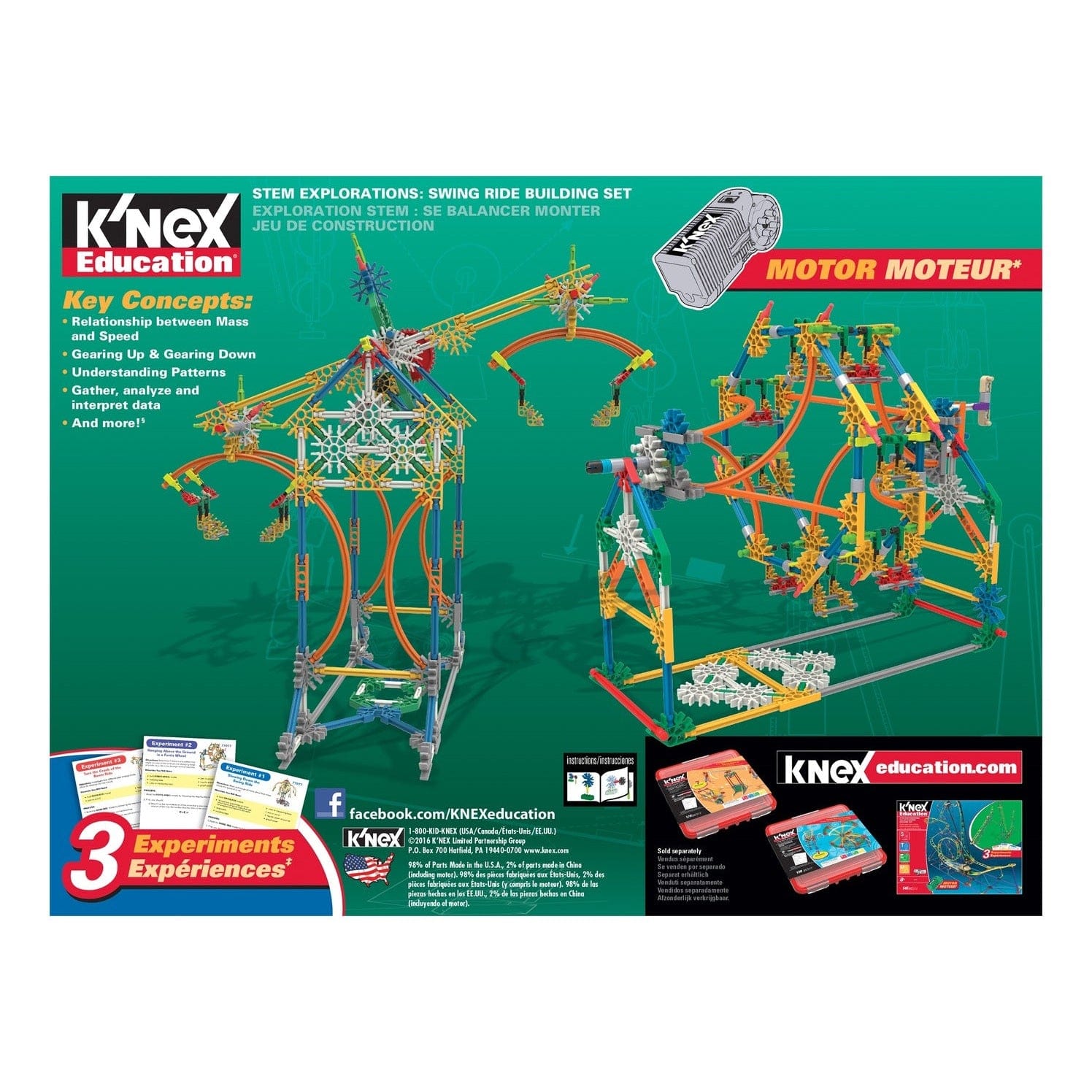 KneX STEM Explorations Swing Ride 744476770776