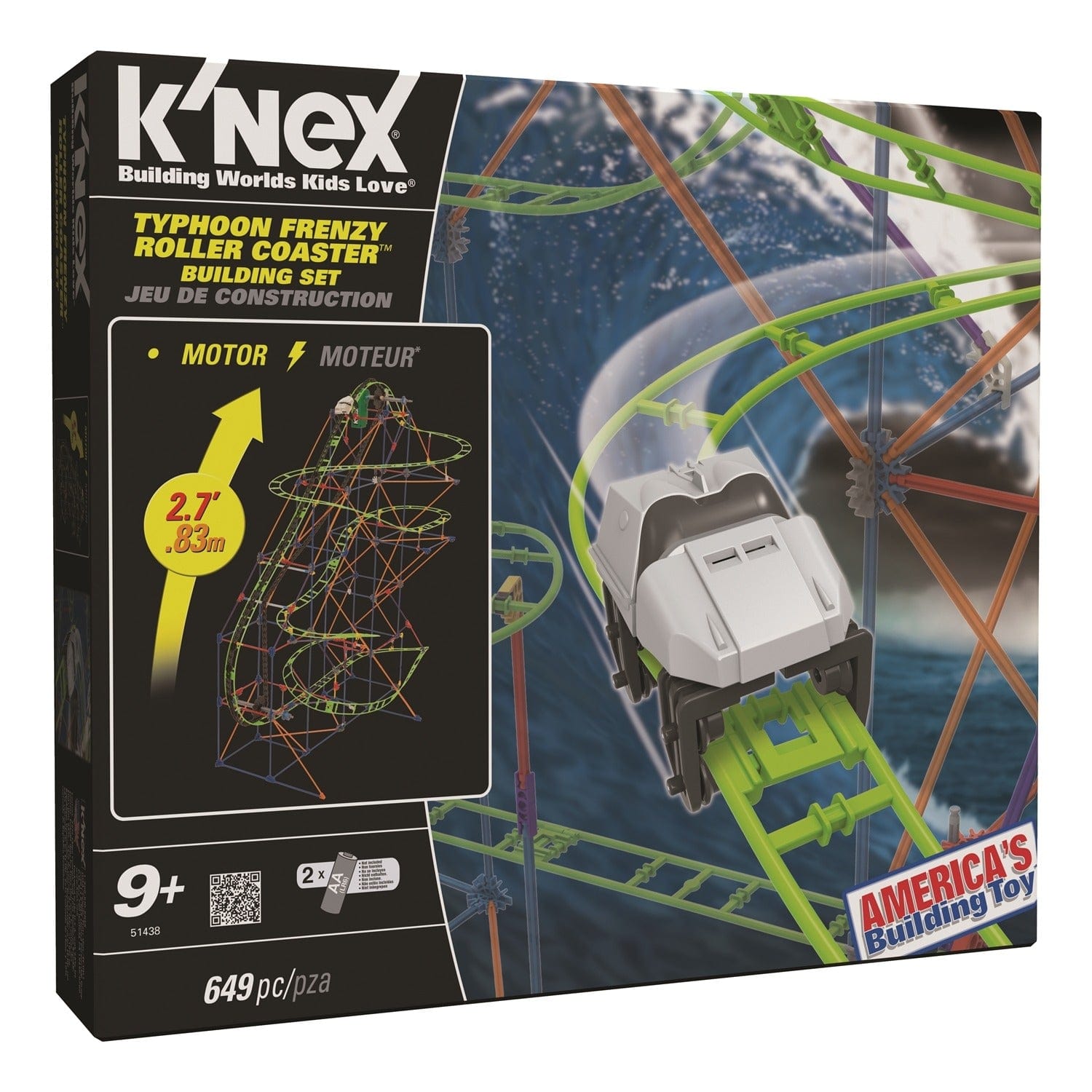 KneX Typhoon Frenzy Coaster 744476514387
