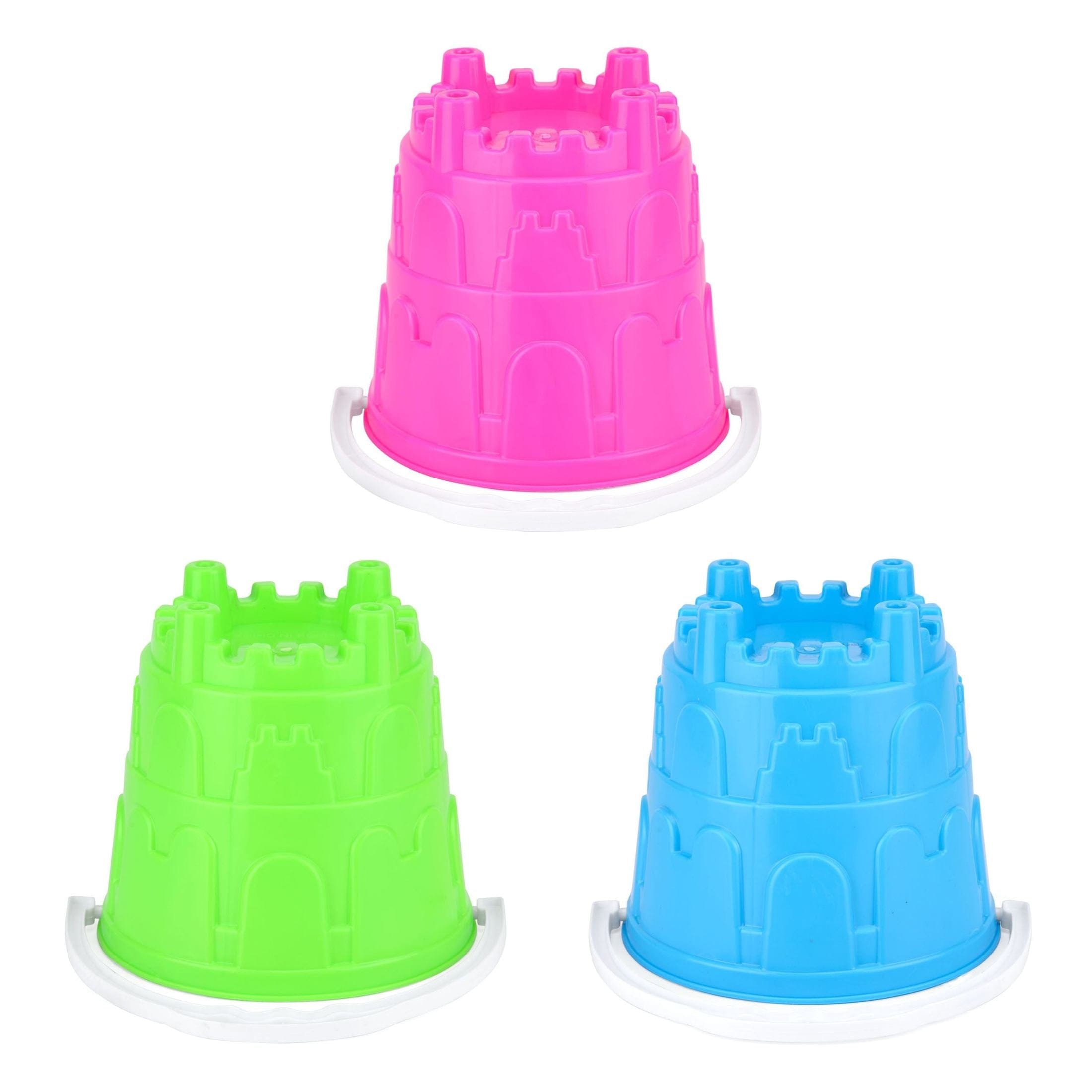 Large Round Castle Bucket Assorted 5031470119683