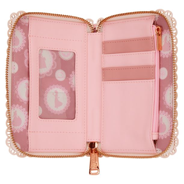 Loungefly - Dis.Princess S/Glass Zip Wallet 671803563551