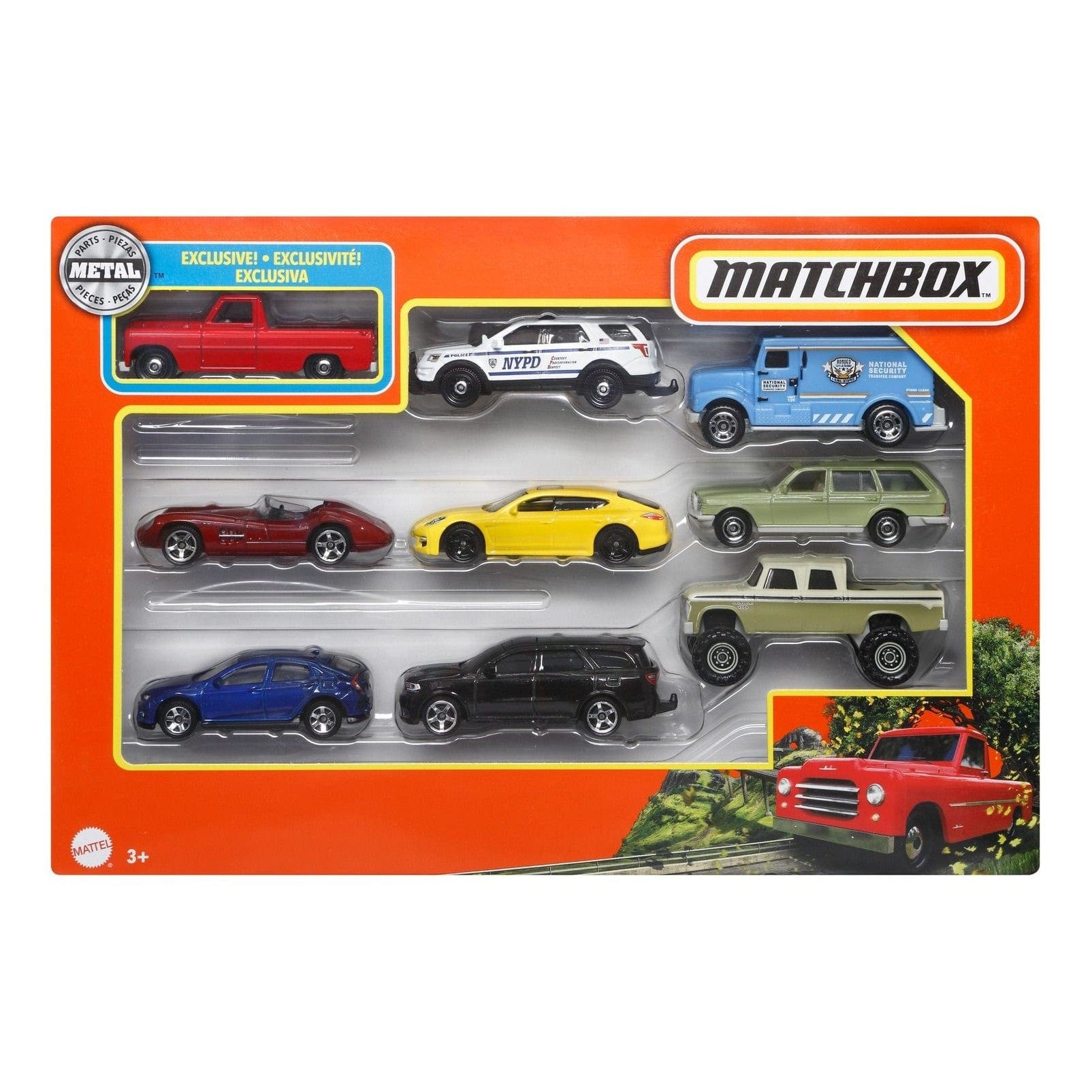 Matchbox 9 Car Giftpack Asst 746775159702