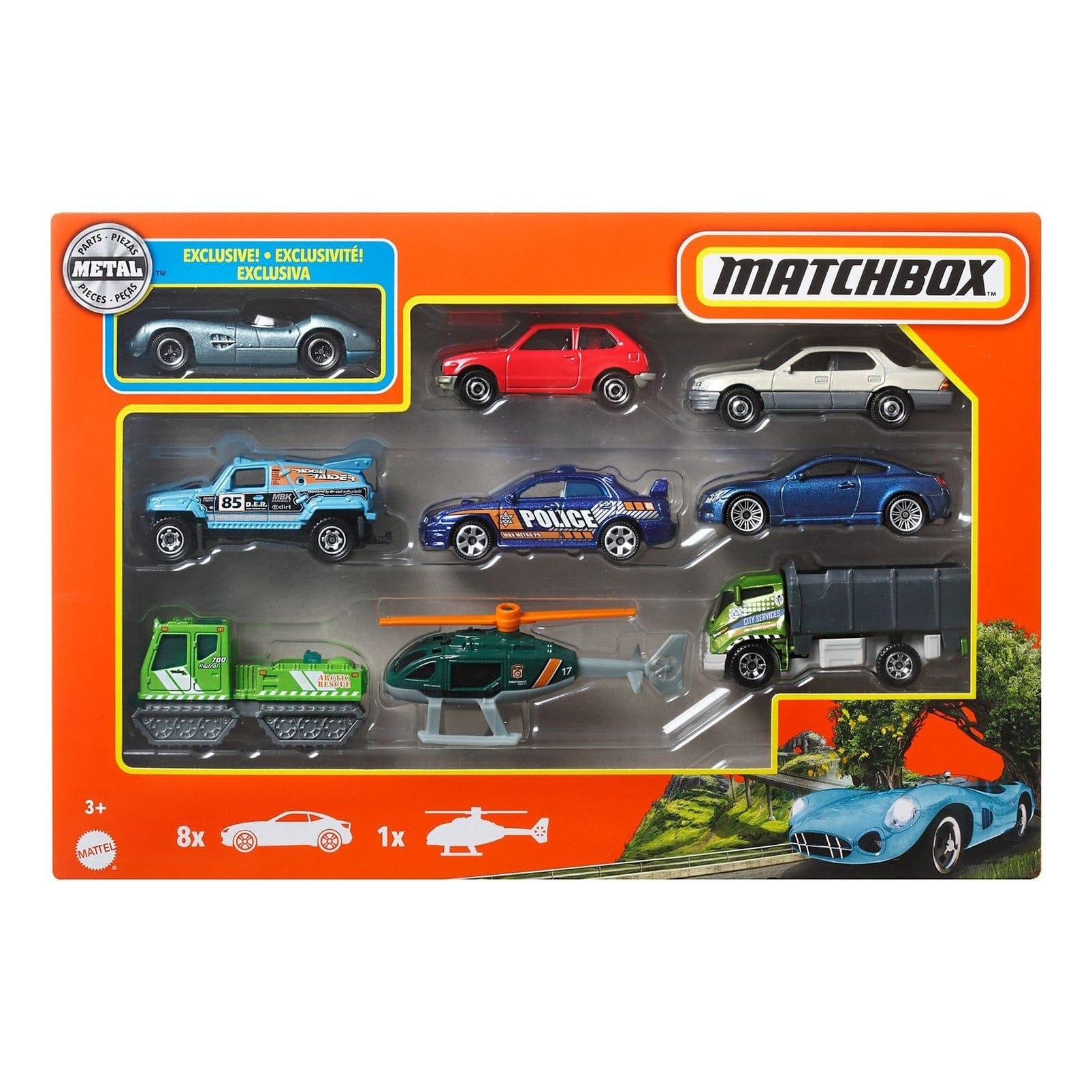 Matchbox 9 Car Giftpack Asst 746775159702