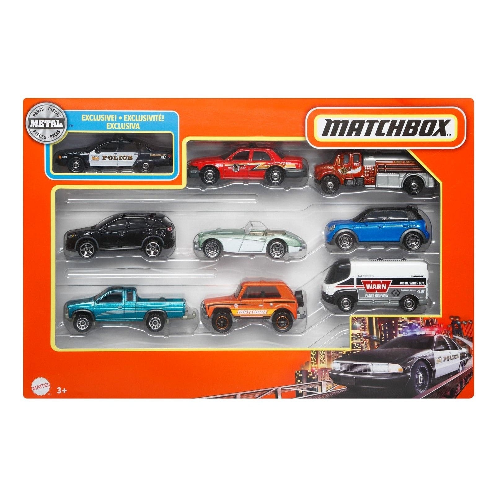 Matchbox 9 Car Giftpack Asst 746775159702