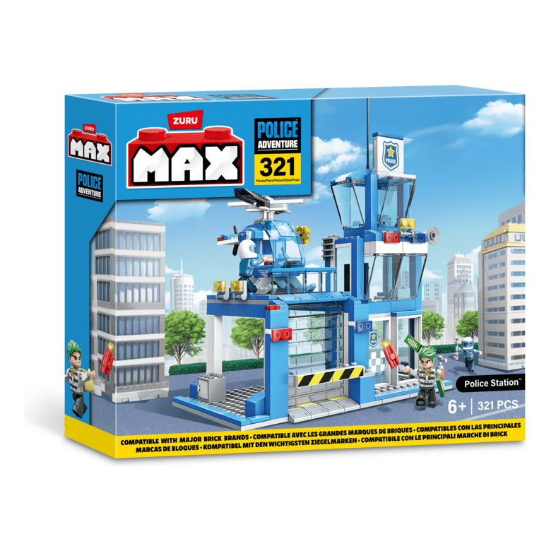 Max Max City S1 318 Piece Brick Box Playset | Lennie's Toys