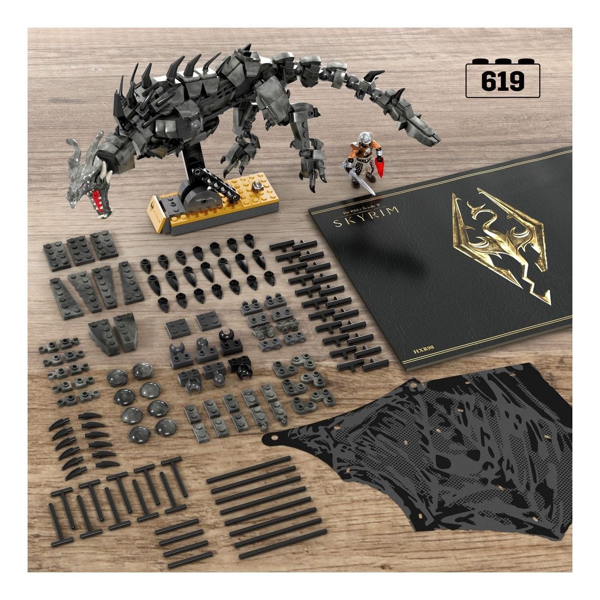 * Mega Bloks Skyrim - Alduin The World Eater 194735237432