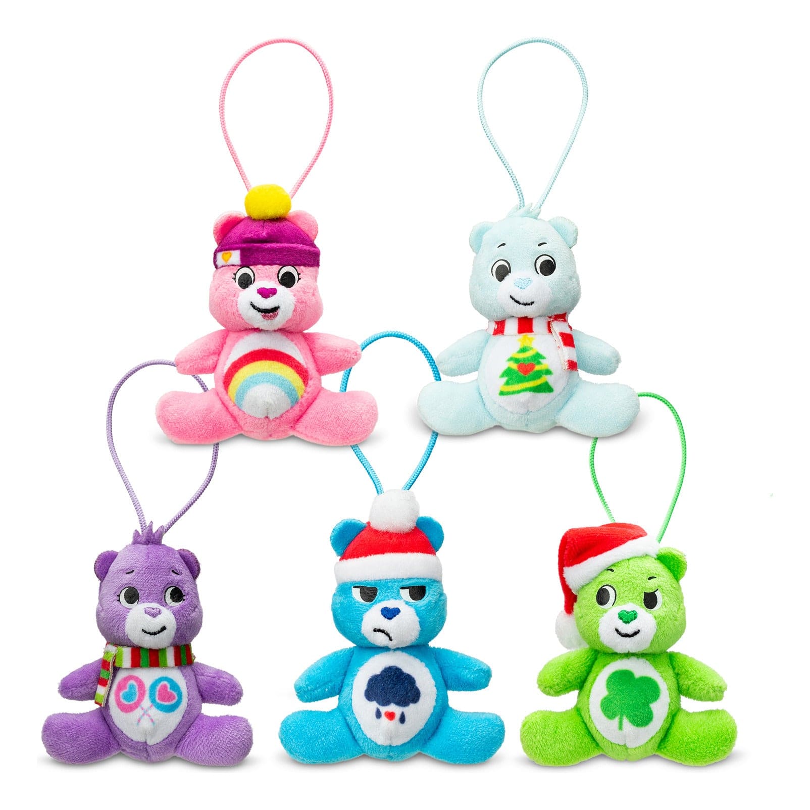 Micro Teenies Care Bears Christmas Collection 5 Pack