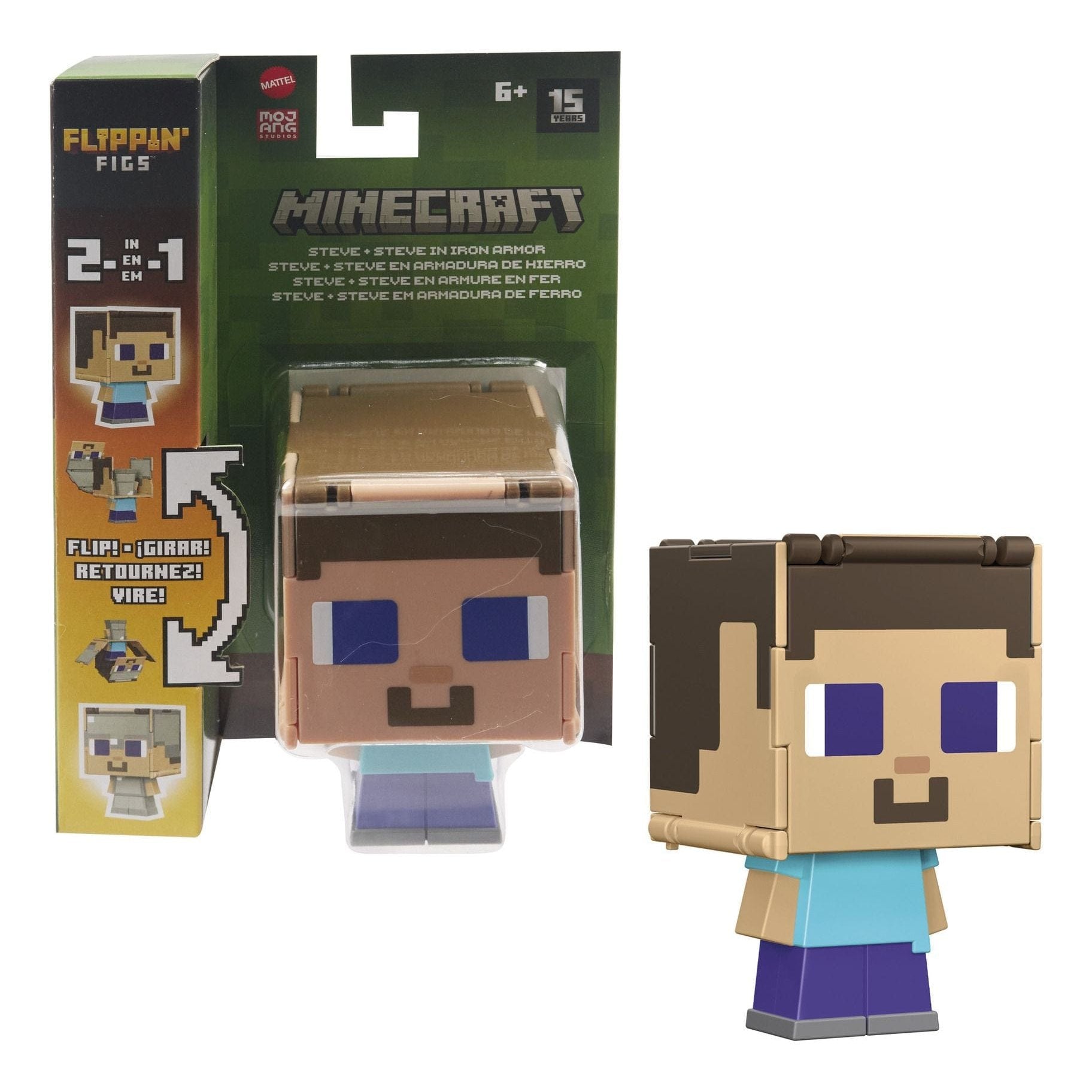 Minecraft Flippin Figures Asst 0194735193295