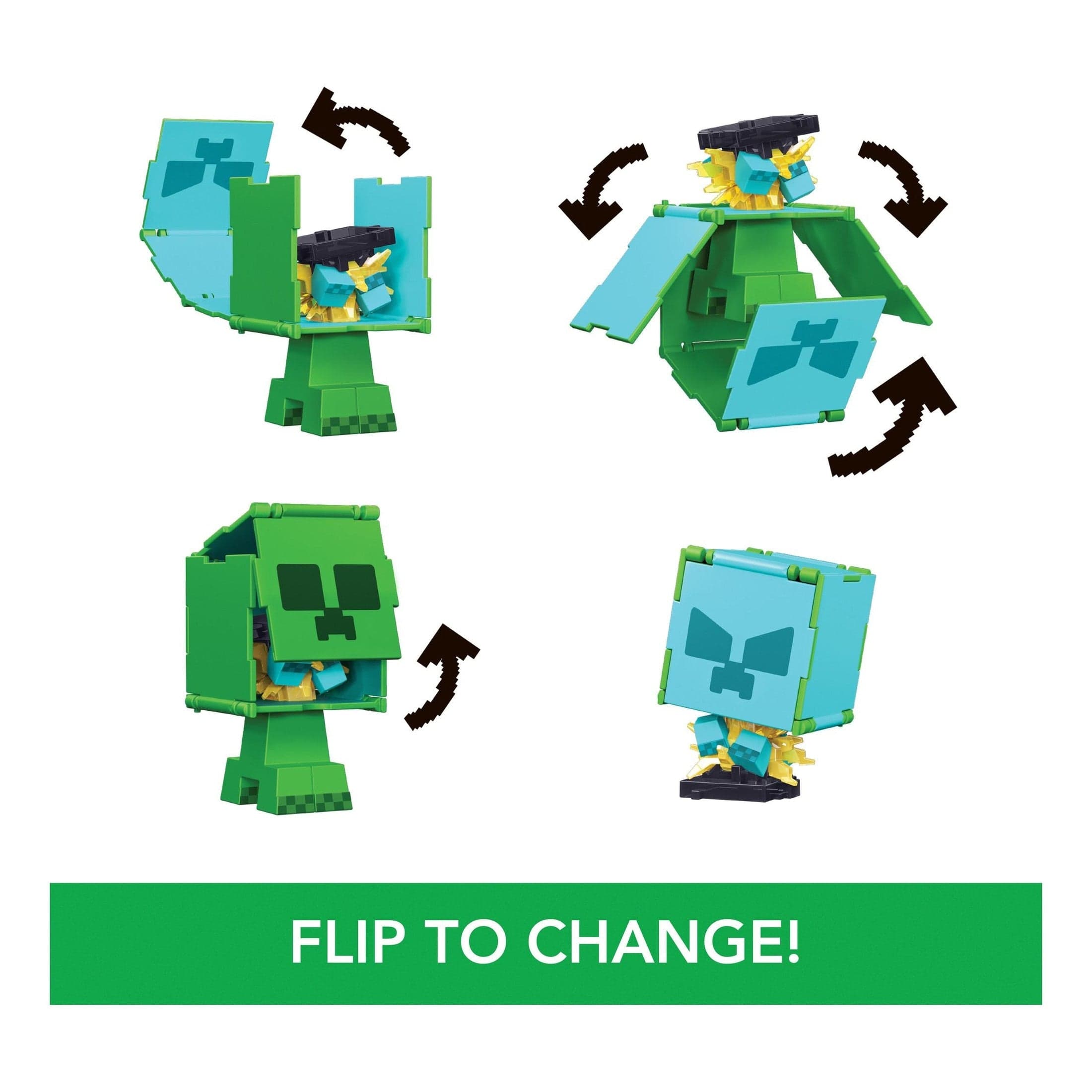 Minecraft Flippin Figures Asst 0194735193295