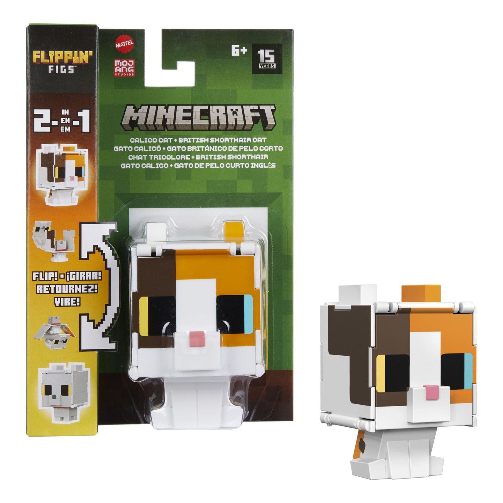 Minecraft Flippin Figures Asst 0194735193295