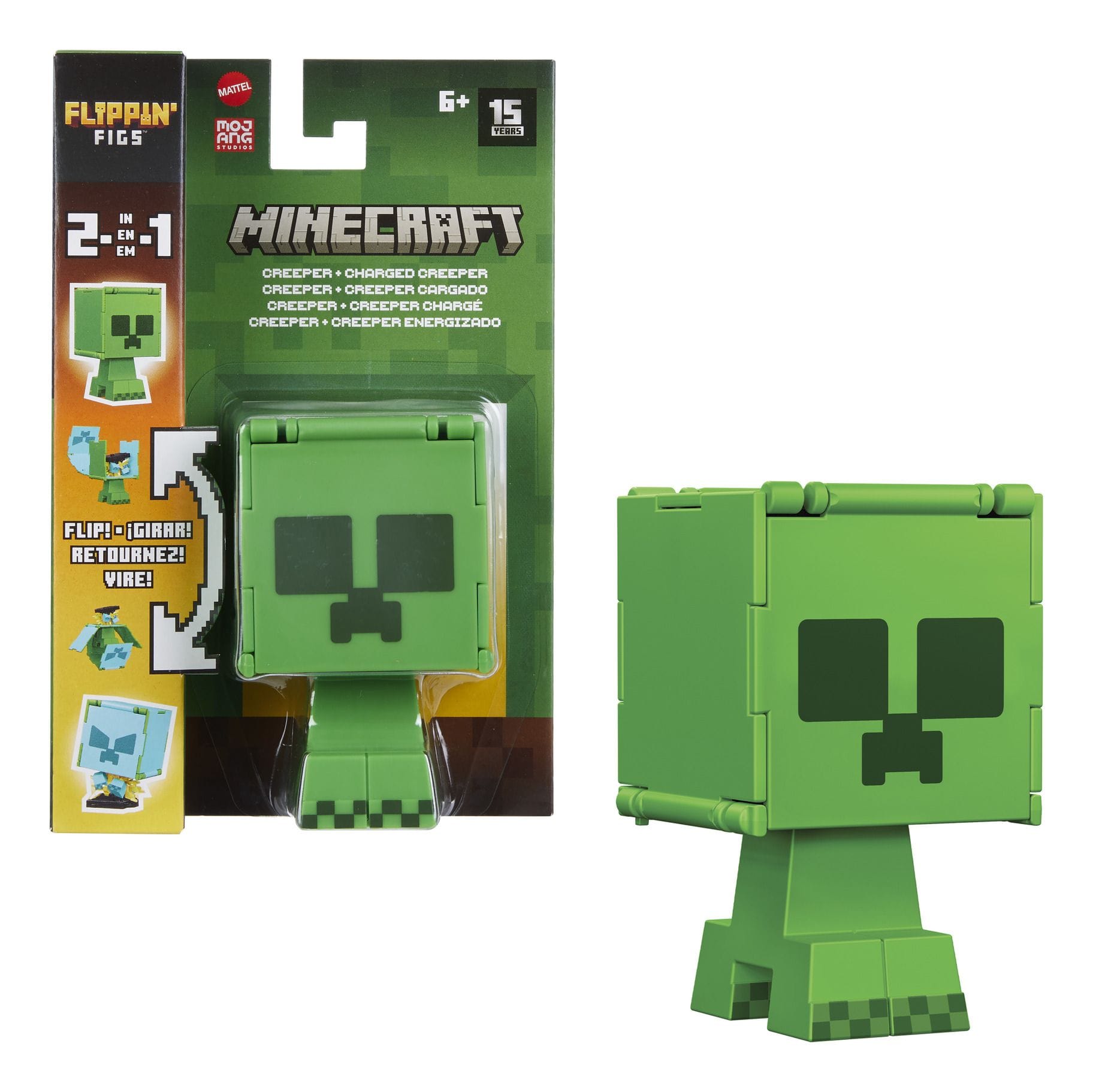 Minecraft Flippin Figures Asst 0194735193295