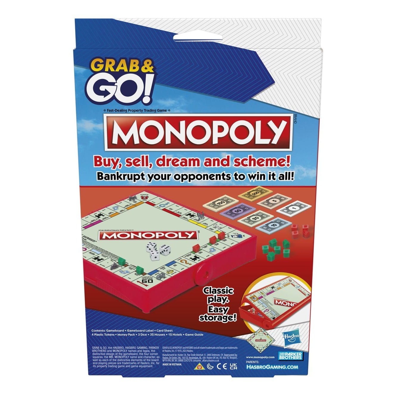 Monopoly Grab and Go 5010996164285