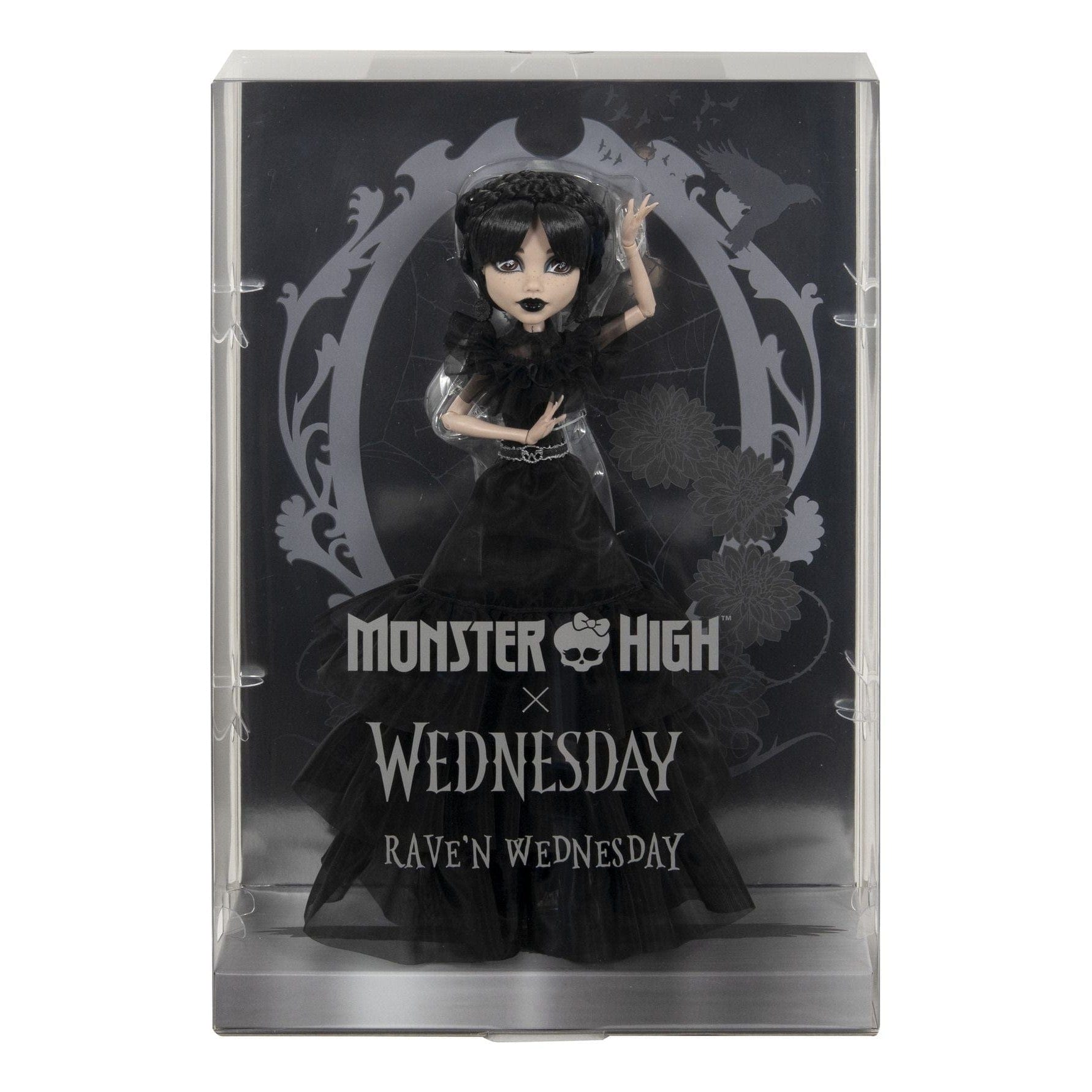 * Monster High Wednesday Rave n Dress Doll 019473523059