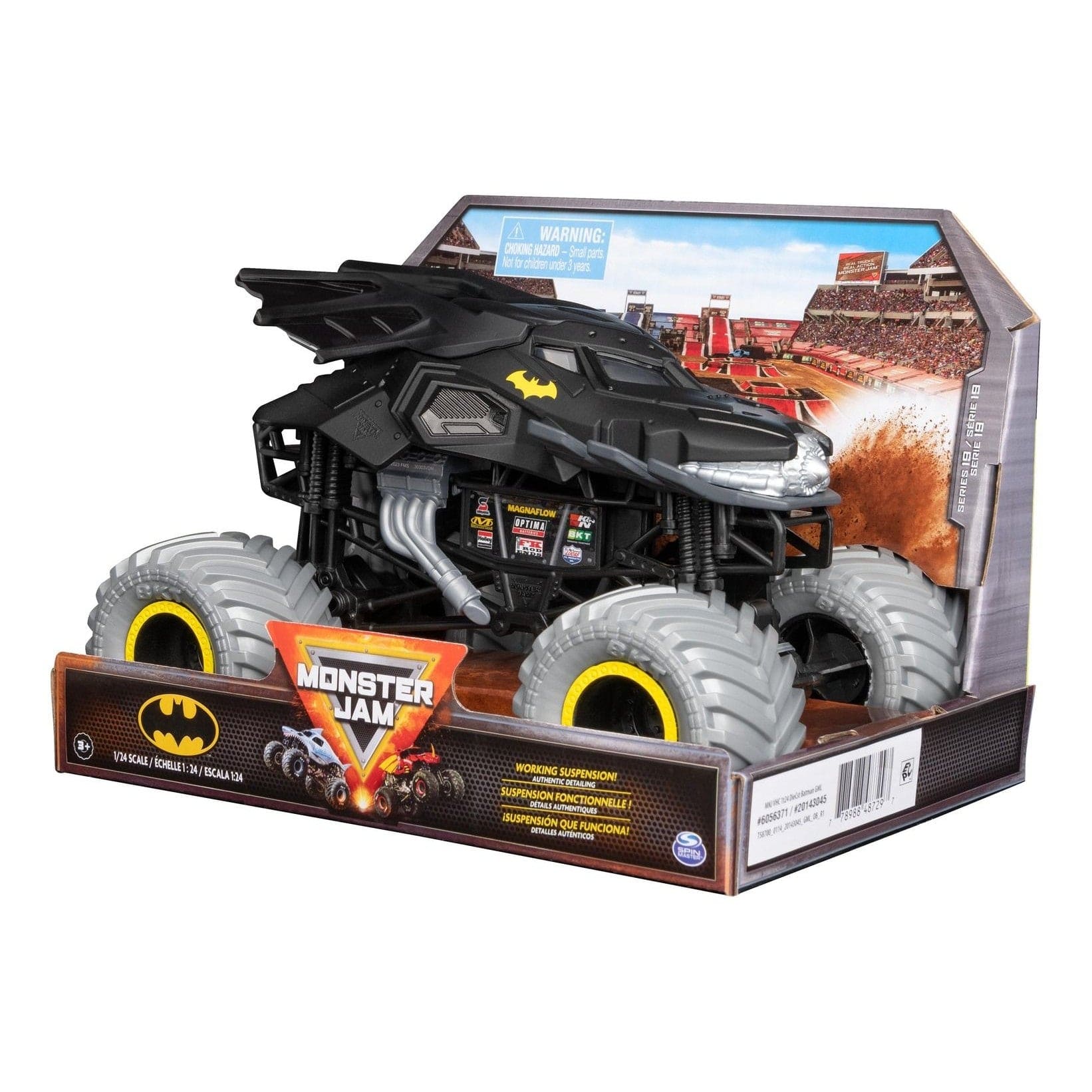 Monster Jam 1:24 Die Cast Solid - Batman 778988488652