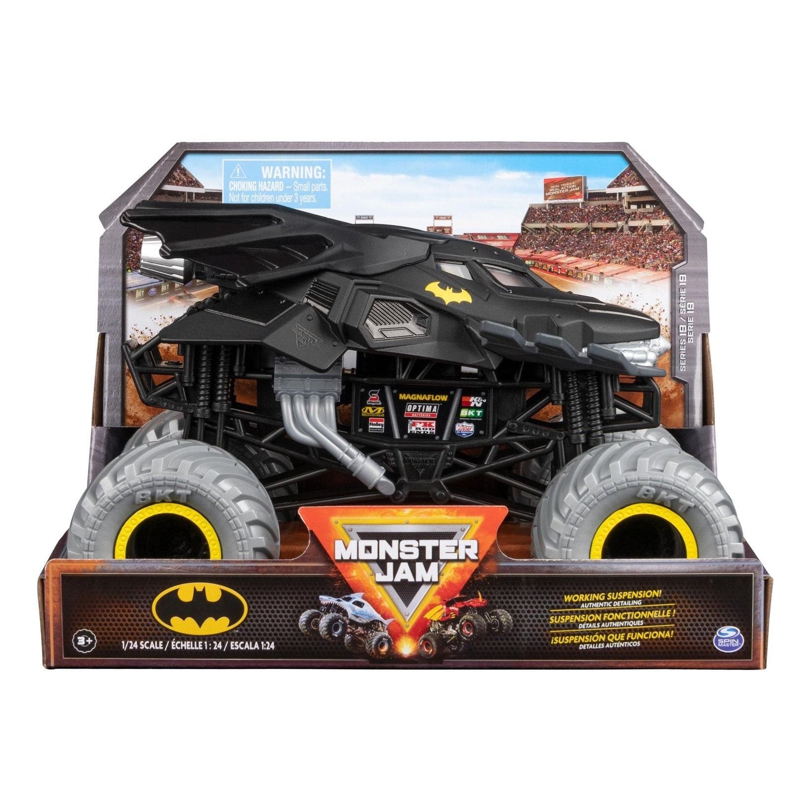 Monster Jam 1:24 Die Cast Solid - Batman 778988488652