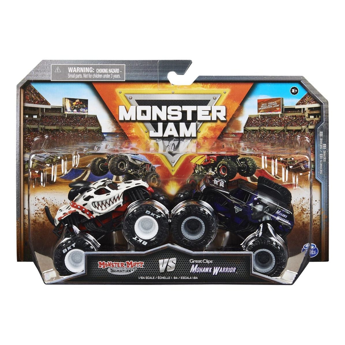Monster Jam 1:64 Die-Cast Trucks 2 Pack 778988380826