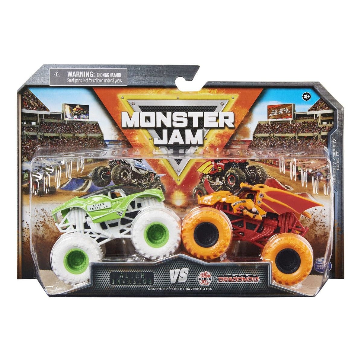 Monster Jam 1:64 Die-Cast Trucks 2 Pack 778988380826
